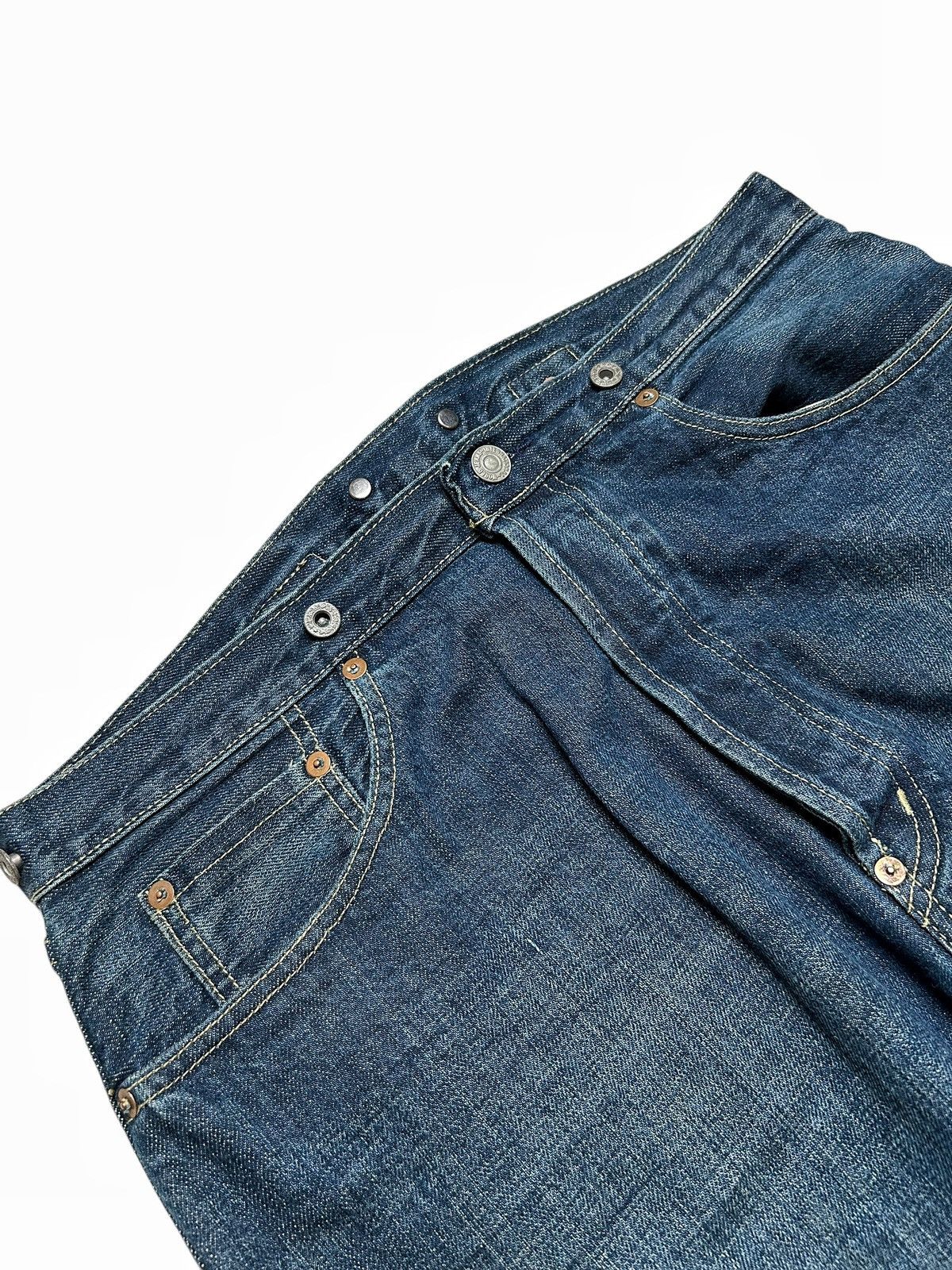 Japanese Brand × Vintage Japanese Brand Repro Denim Pants Lot 1886 Selvedge Pants Size US 34 / EU 50 - 6 Thumbnail