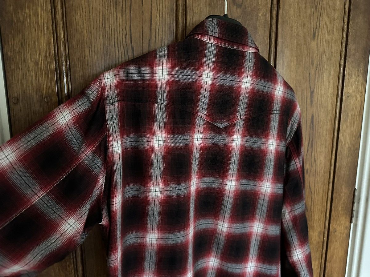 Saint Laurent Paris FW16 Saint Laurent Palladium red black flannel Hedi L Size US L / EU 52-54 / 3 - 20 Thumbnail