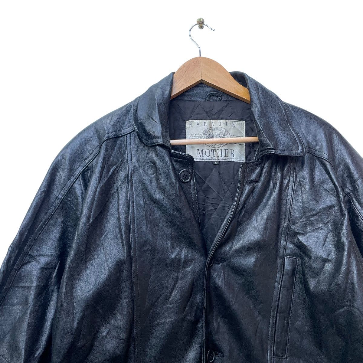 Genuine Leather 💥Vintage Japanese Brand Harajuku Mother Genuine Leather Size US M / EU 48-50 / 2 - 3 Thumbnail