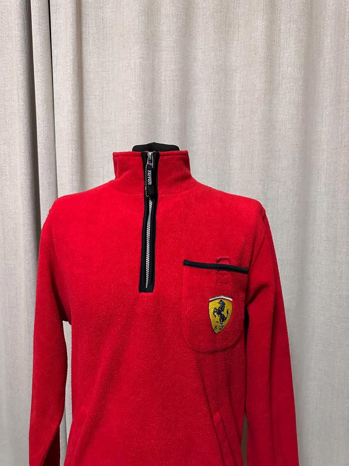 Ferrari Vintage Ferrari Fleece Sweatshirt Quarter Zip F1 Racing 1999 Size US S / EU 44-46 / 1 - 2 Thumbnail