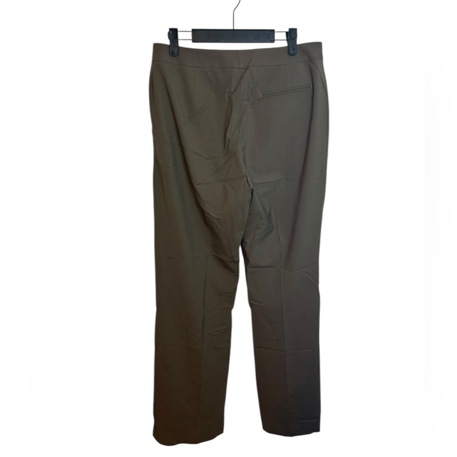 Other Lafayette 148 Taupe Wool Wide Leg Pants Size 30" / US 8 / IT 44 - 2 Thumbnail