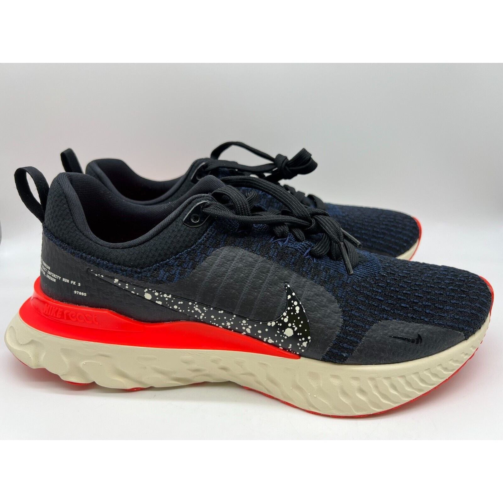 Nike React Infinity 3 Road Running Shoes Black Men Size 11.5