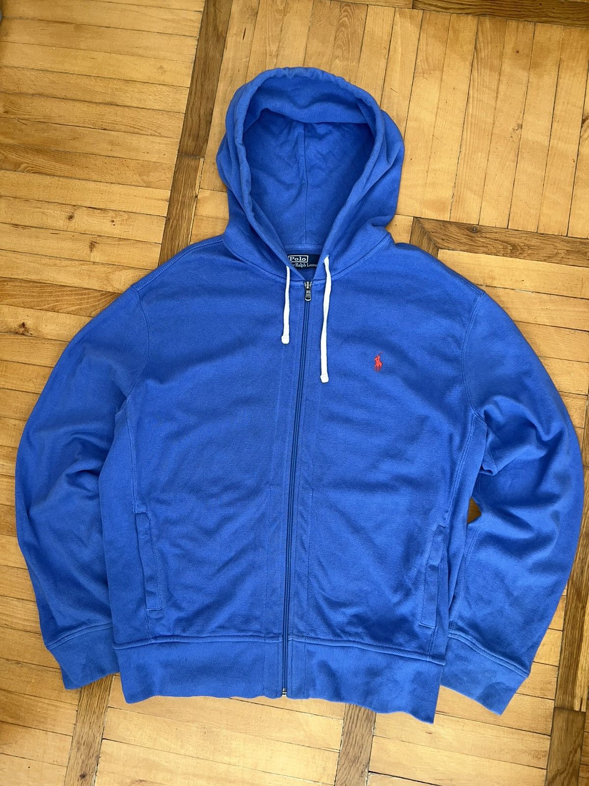 Polo Ralph Lauren × Vintage Vintage Polo Ralph Lauren zip hoodie Size US XL / EU 56 / 4 - 2 Thumbnail