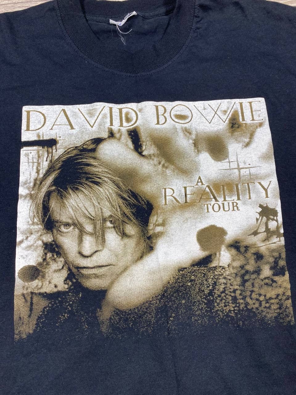 Band Tees × Vintage 2003 David Bowie Tour T Shirt - XL Rock Band Promo Merch Y2K Size US L / EU 52-54 / 3 - 2 Thumbnail