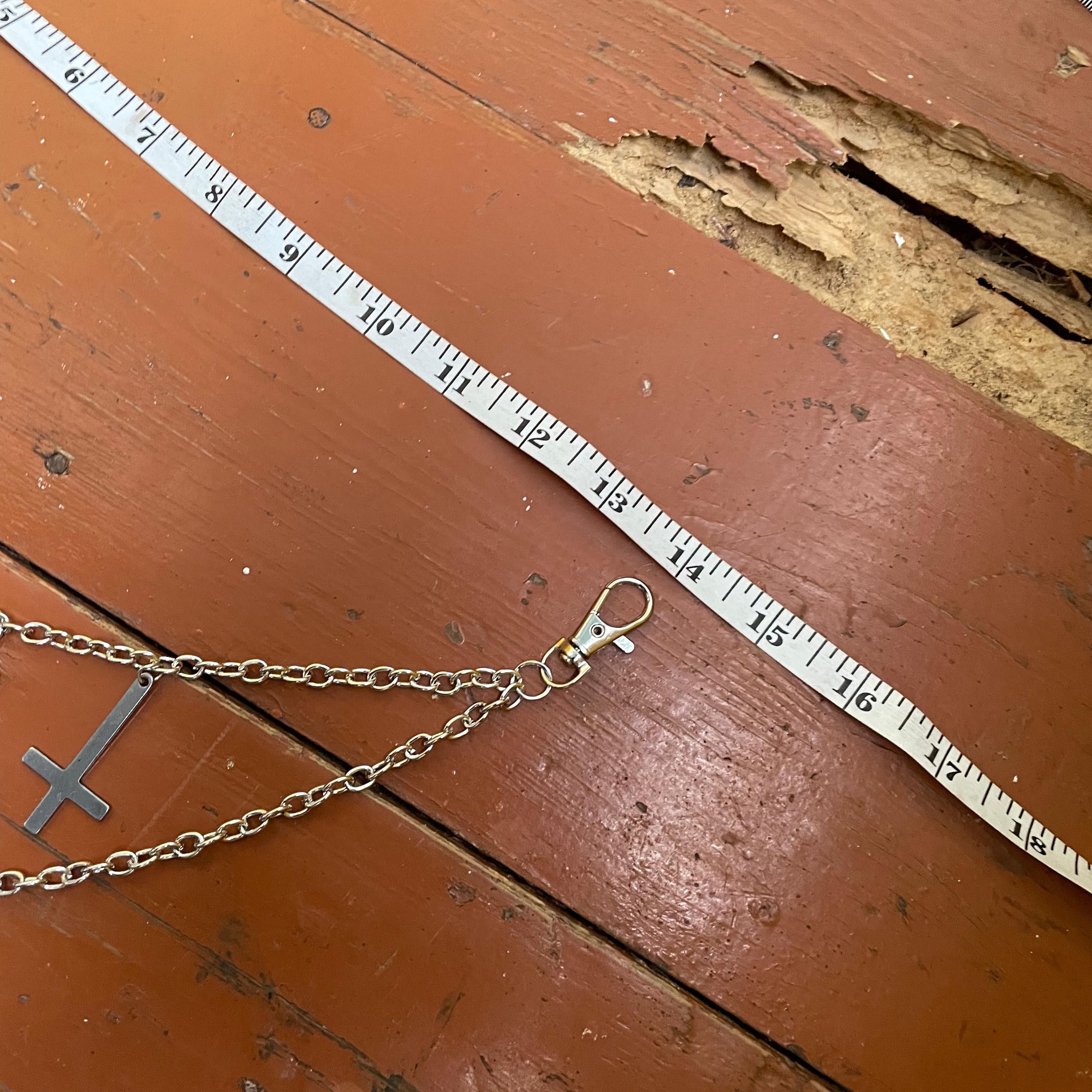 Other Pants chain cross Y2K grunge alt pants wallet chain Size ONE SIZE - 9 Thumbnail