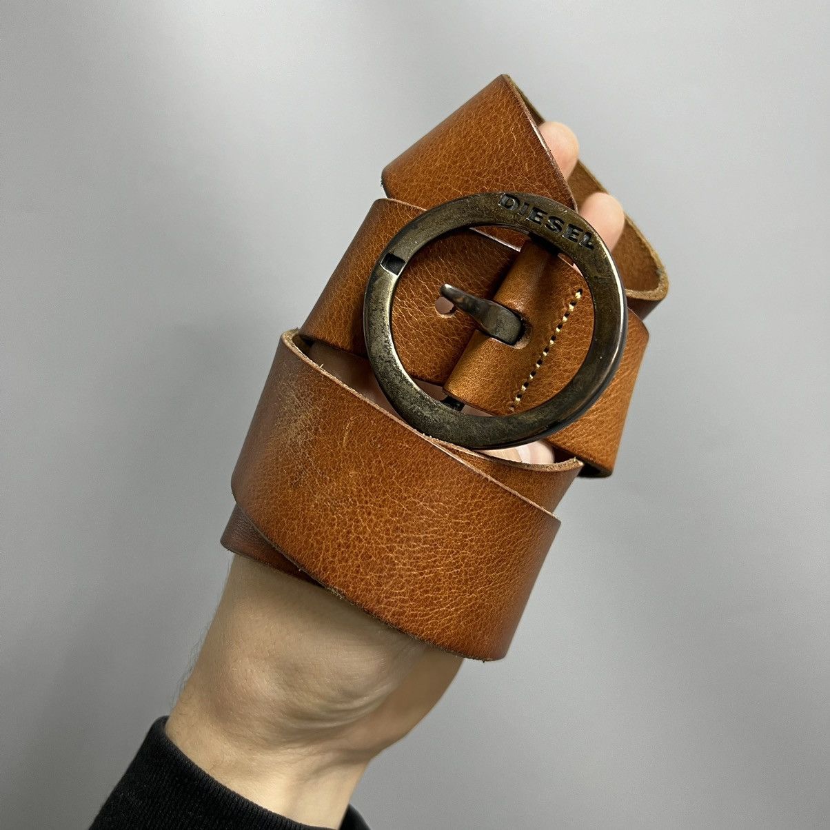 Diesel Vintage Diesel Leather old Belt Size ONE SIZE - 1 Thumbnail