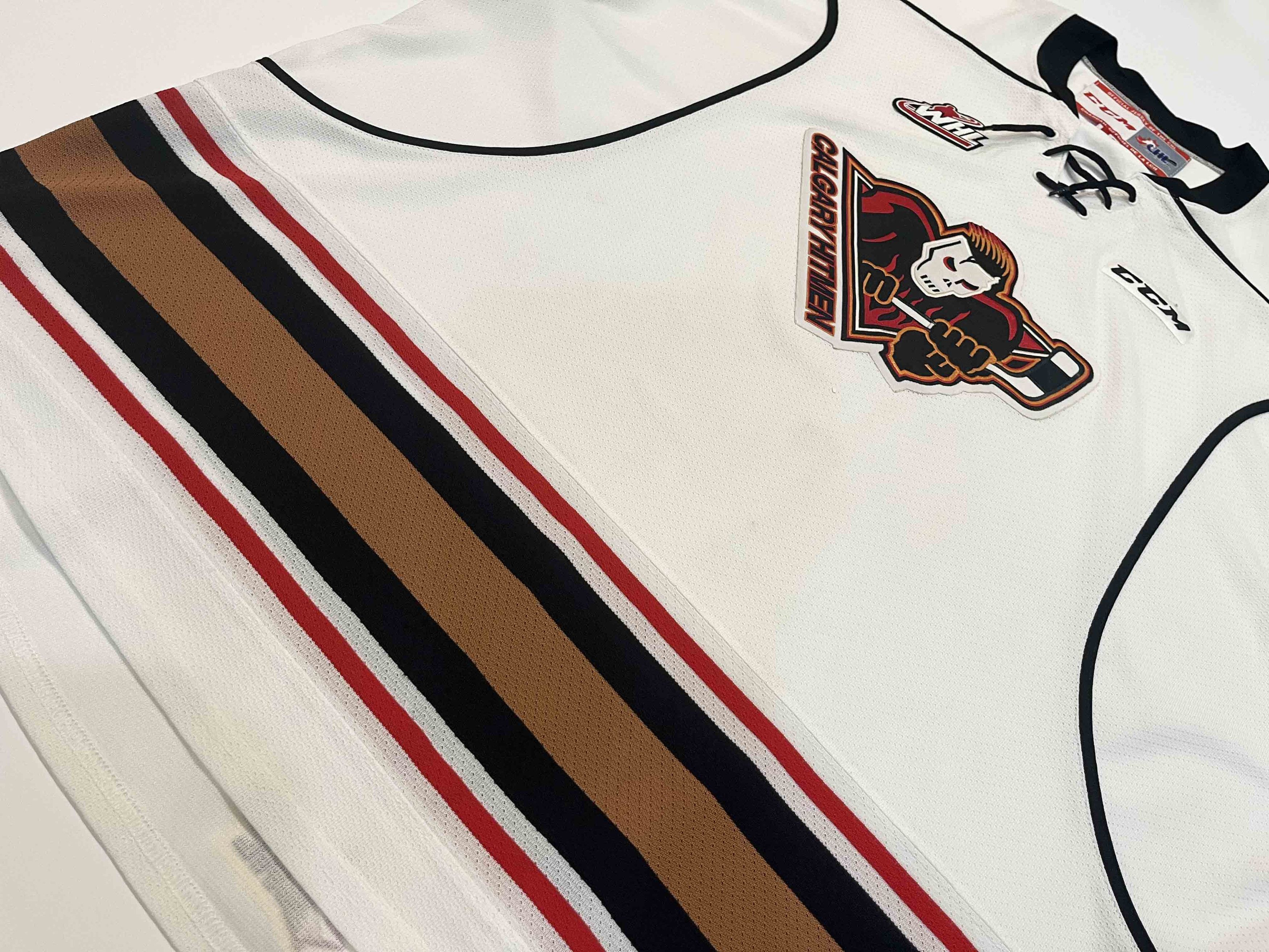 Ccm × Vintage CCM Calgary Hitmen WHL Hockey Jersey Size US XXL / EU 58 / 5 - 5 Thumbnail