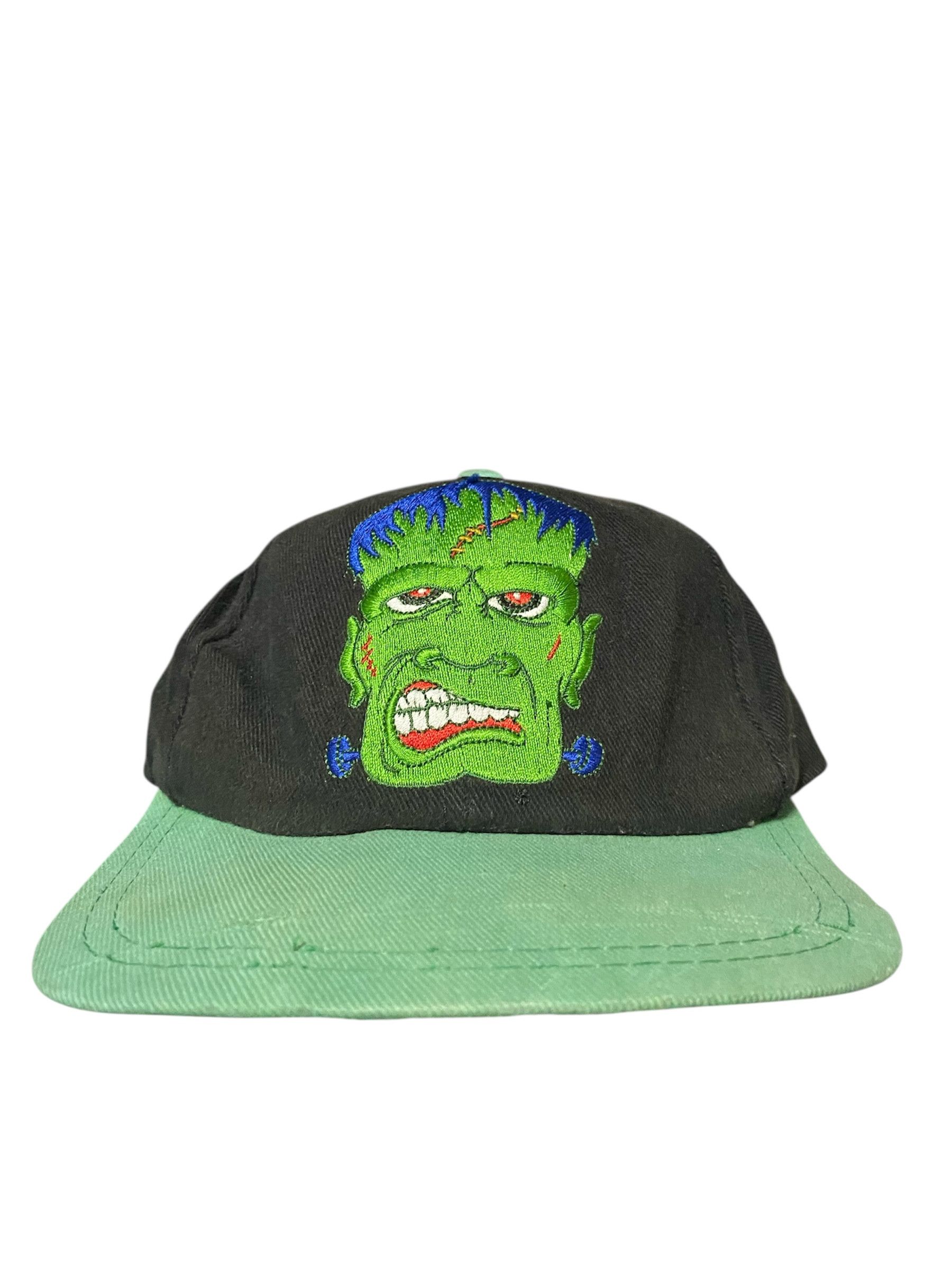 Vintage Vintage Frankenstein Monster Movie Embroidery Strap Back Cap Size ONE SIZE - 1 Thumbnail