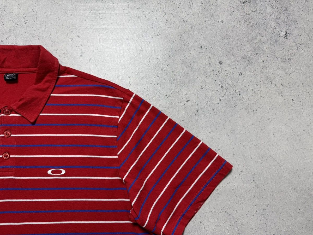 Oakley Oakley Striped Vintage Polo Shirt Size XL Size US XL / EU 56 / 4 - 2 Thumbnail
