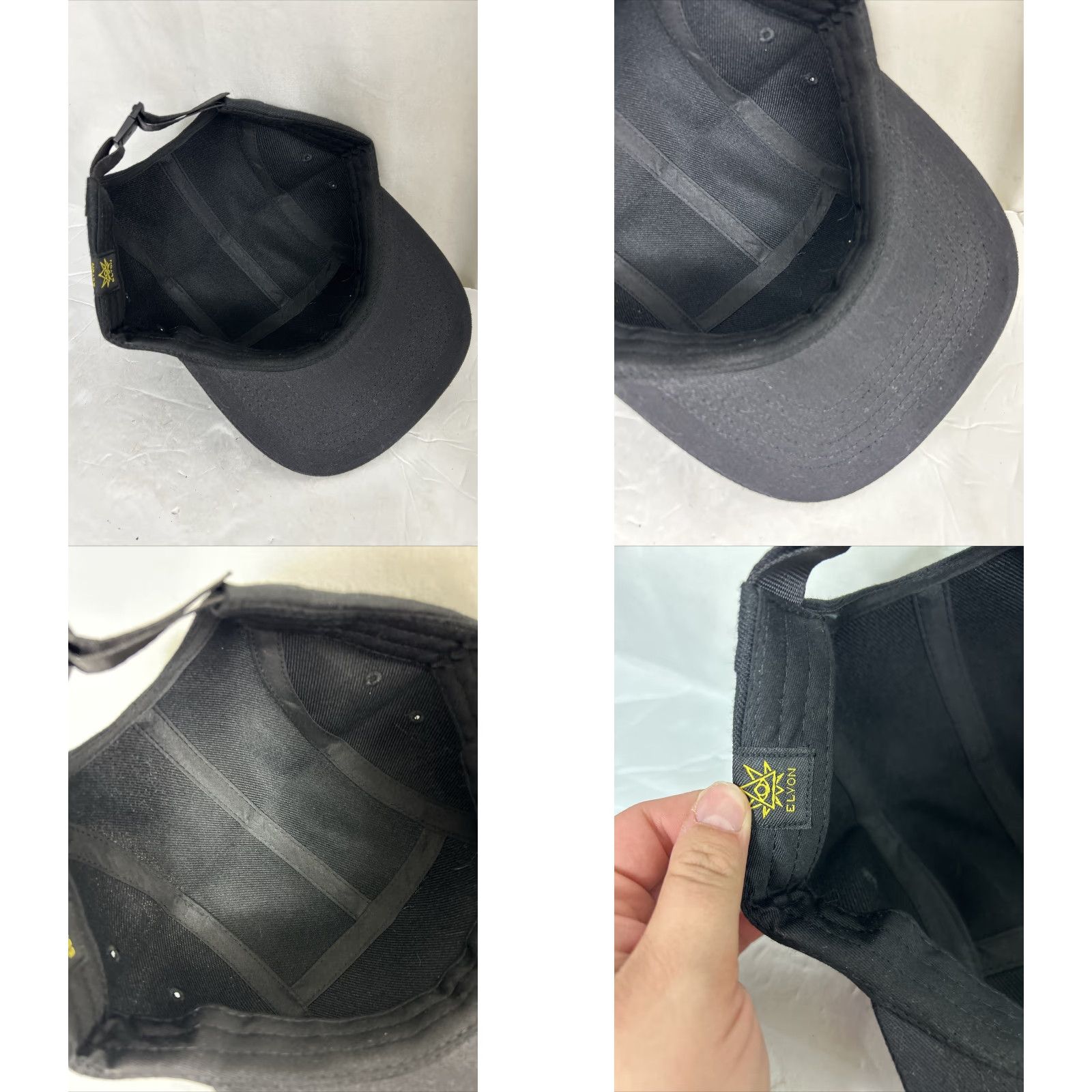 Vintage Elvon Adjustable Black Men's 5 Panel Strapback Baseball Hat User: Elvon Adjustable Black Men's 5 Panel Strapback Baseball Hat Size ONE SIZE - 9 Thumbnail