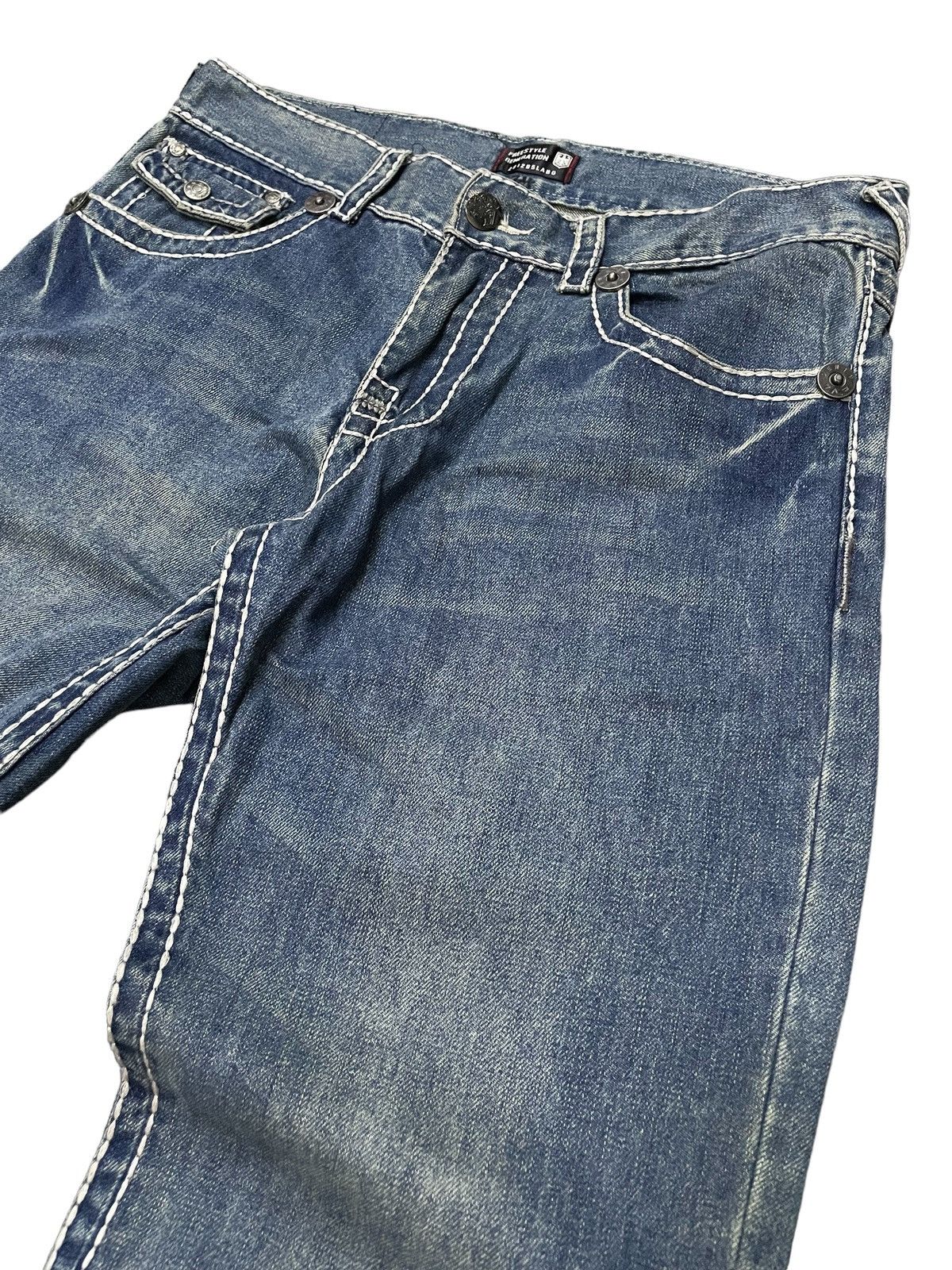 20471120 291251 Laboratory Heavy Stitch Flared Jeans Size US 32 / EU 48 - 3 Thumbnail