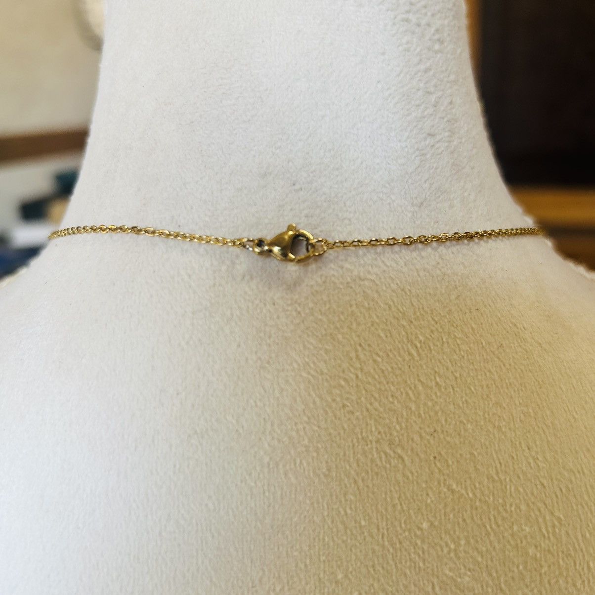 Vintage Vintage chocolate cabochon champagne stone necklace Size ONE SIZE - 5 Thumbnail