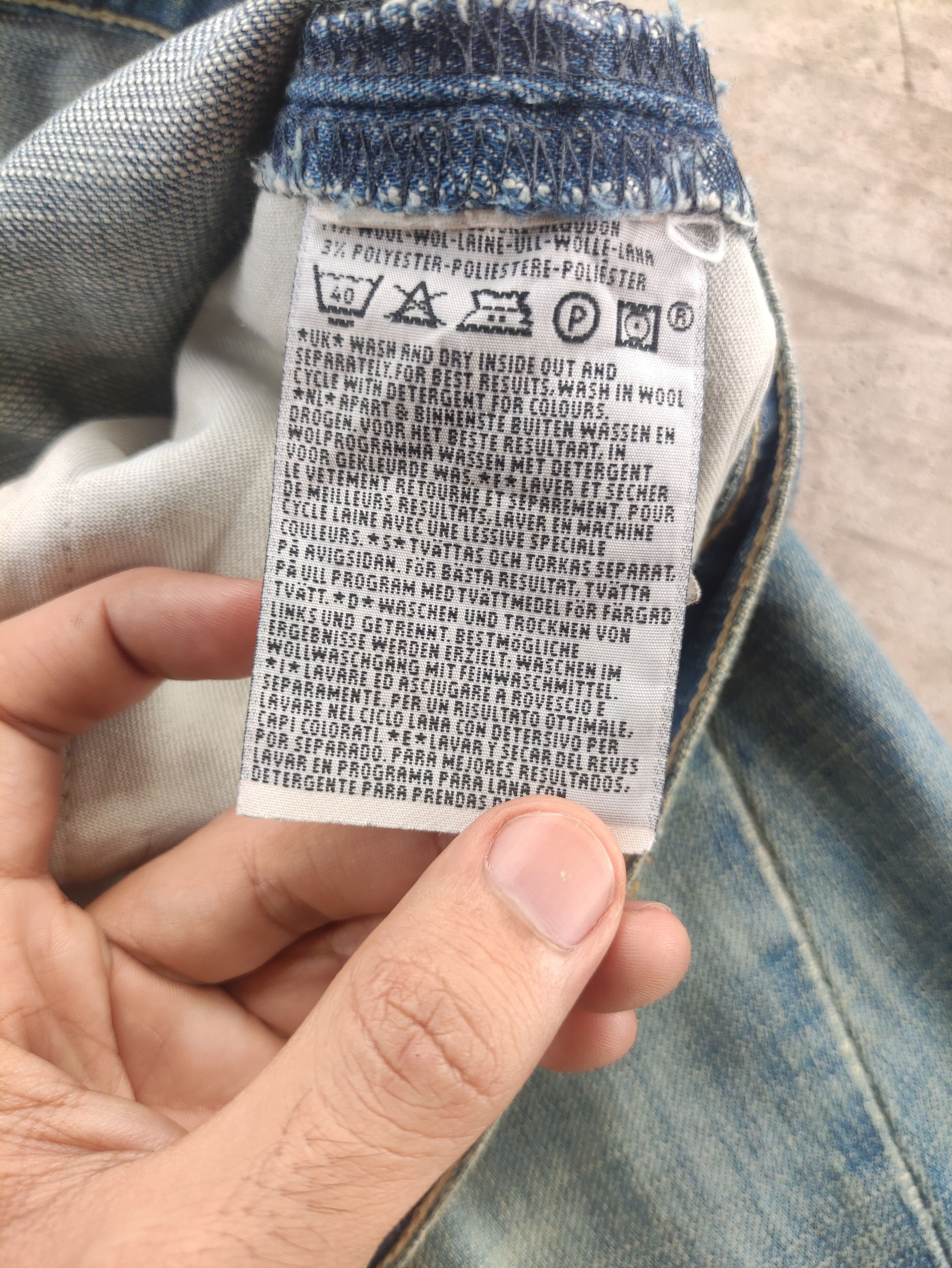 Levi's Vintage Levis Jean Baggy Button Distressed Faded Denim Size US 34 / EU 50 - 7 Thumbnail