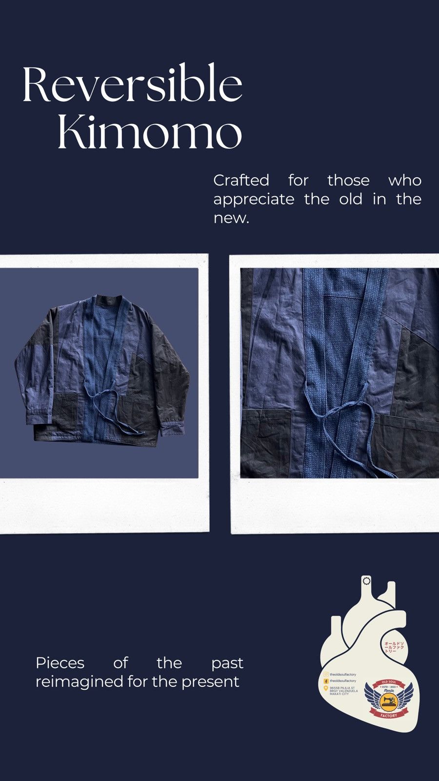 Japanese Brand Reversible Kimono Size US L / EU 52-54 / 3 - 1 Preview