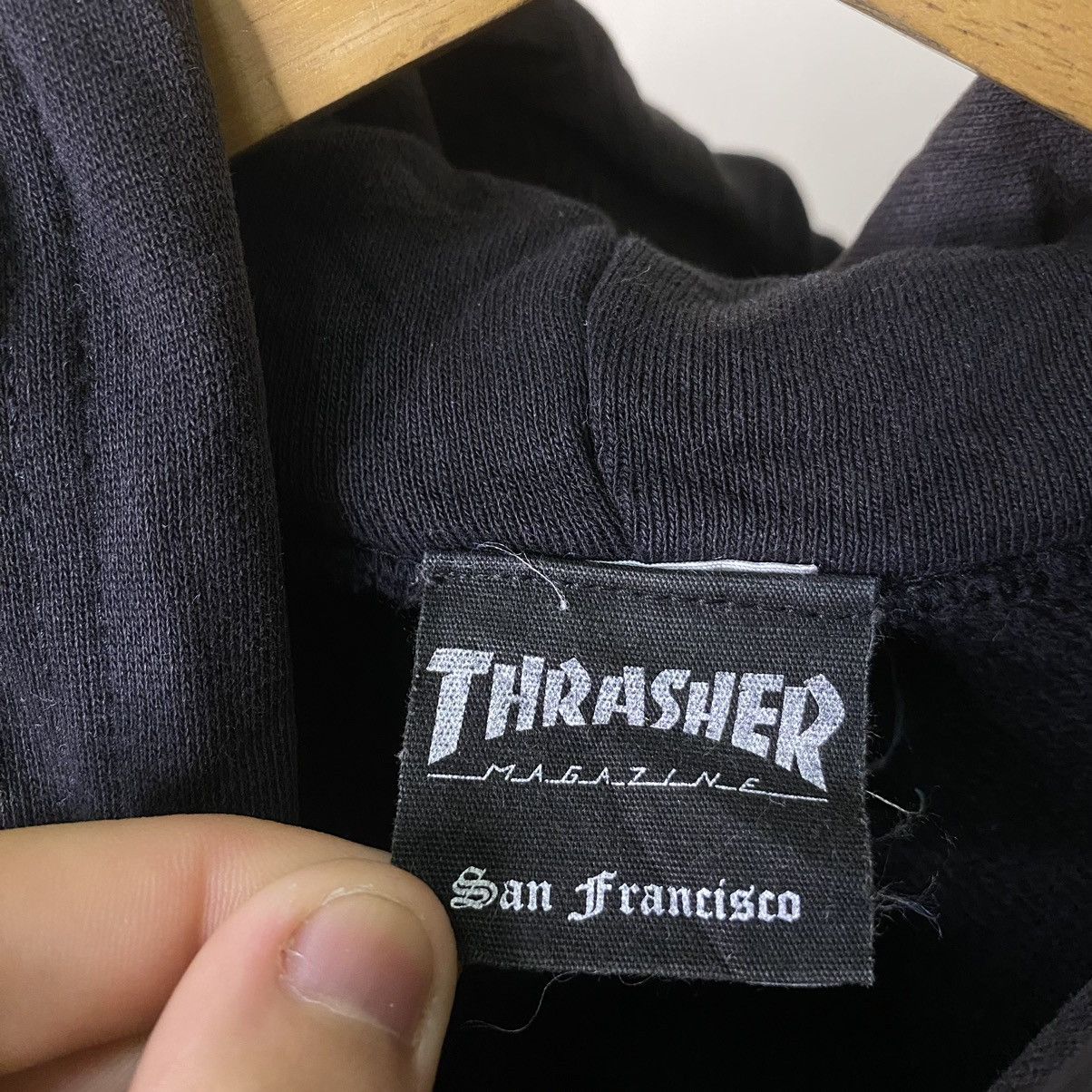Thrasher × Vintage Vintage 2000s Thrasher Skateboard Magazine Pullover Hoodie Size US S / EU 44-46 / 1 - 3 Thumbnail