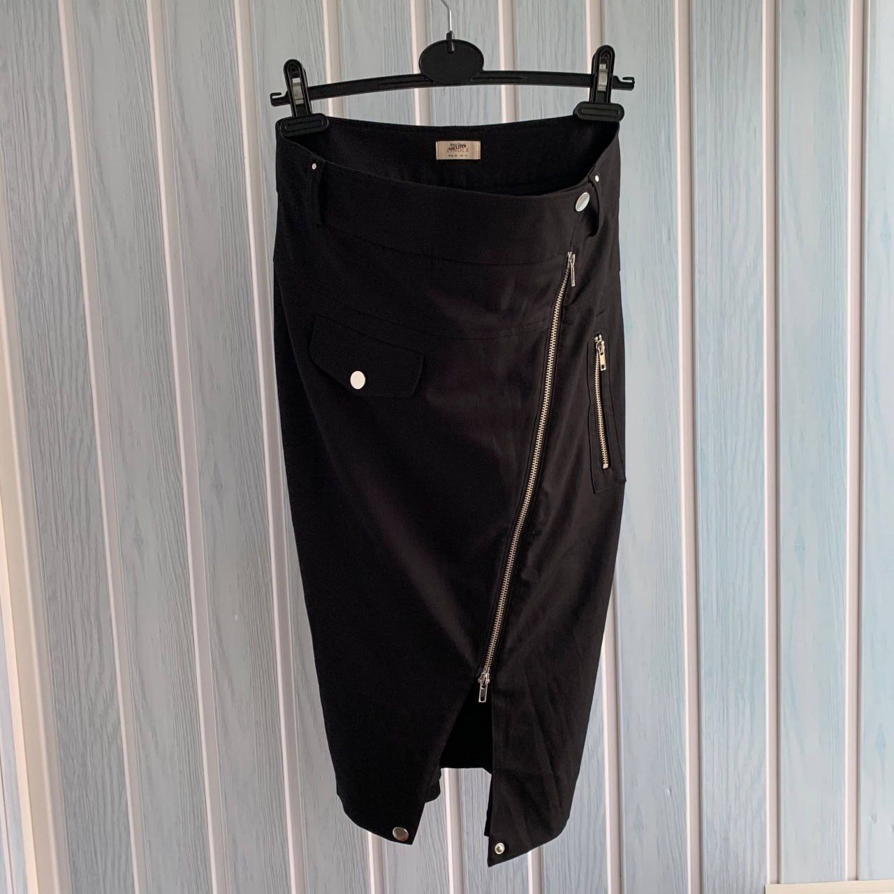 Jean Paul Gaultier Jean Paul Gaultier x Lindex Polyester & Viscose Pencil Skirt Size 32" / US 10 / IT 46 - 6 Thumbnail