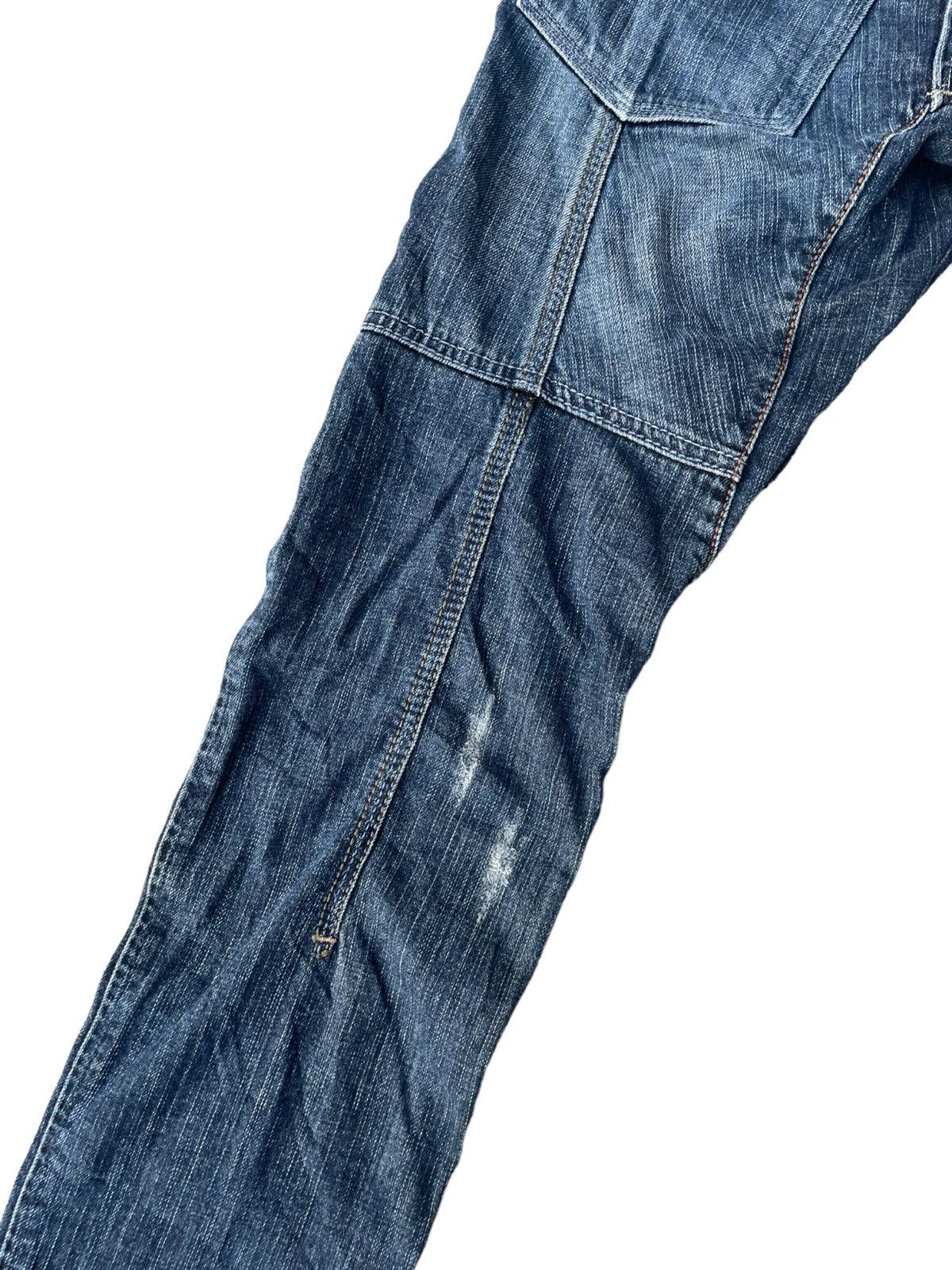 Marithe + Francois Girbaud Marithe Francois Girbaud Steel Lock Distressed Jeans Denim Size US 30 / EU 46 - 16 Thumbnail