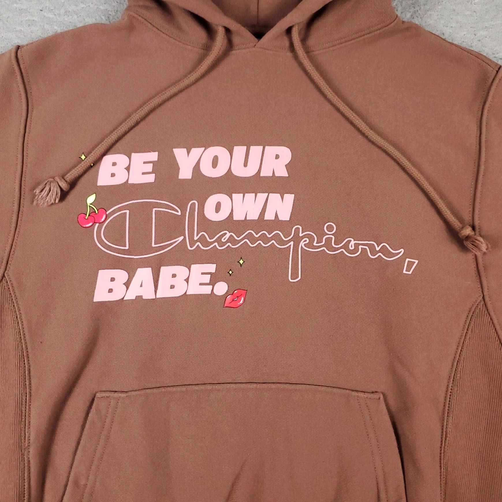 Champion Champion Womens Sweatshirt Brown XS Extra Large Reverse Weave Hoodie Size XS / US 0-2 / IT 36-38 - 2 Thumbnail