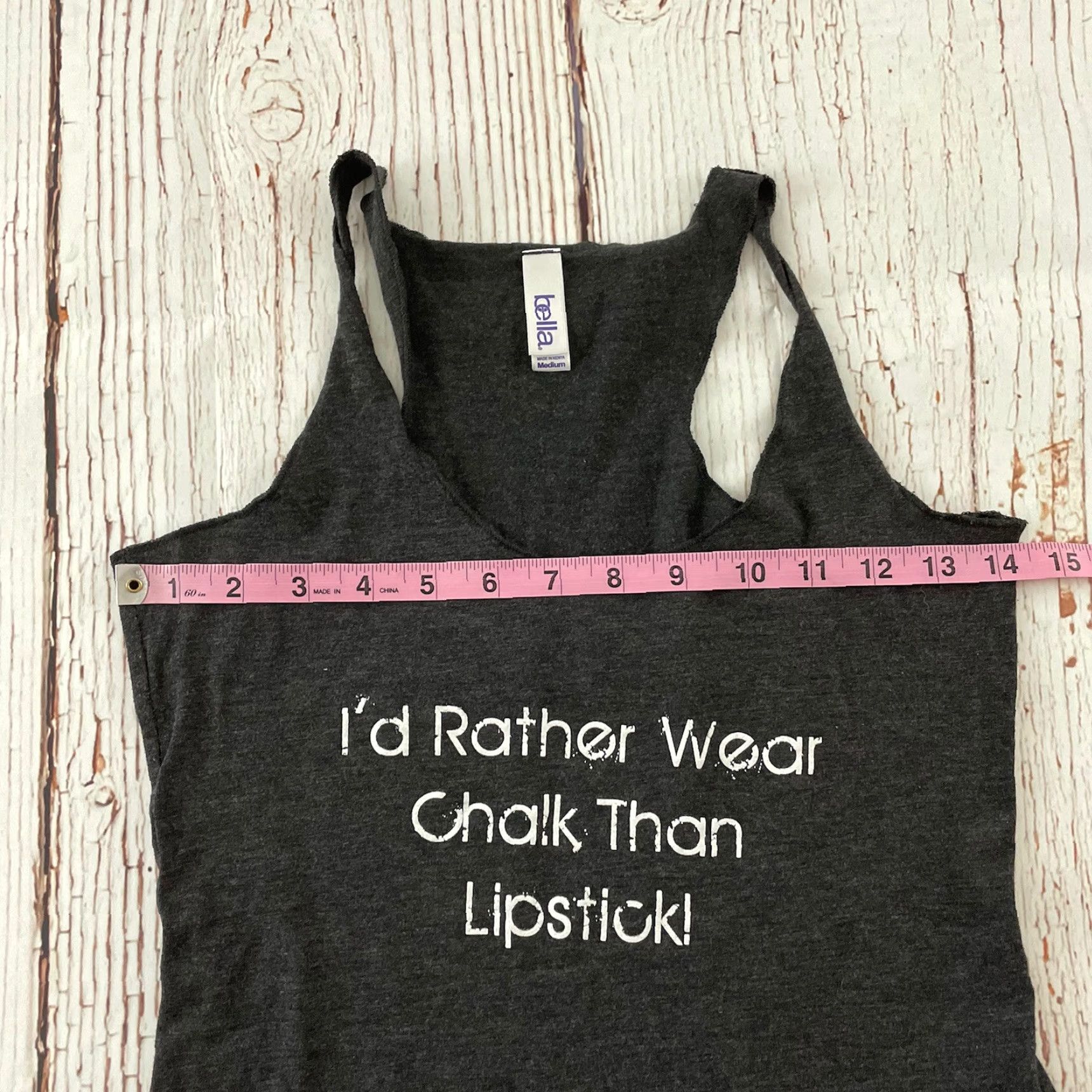 Bell Crossfit Trilogy Central Illinois Racer Back Tank Top Women's Medium Dark Gray Size M / US 6-8 / IT 42-44 - 3 Thumbnail