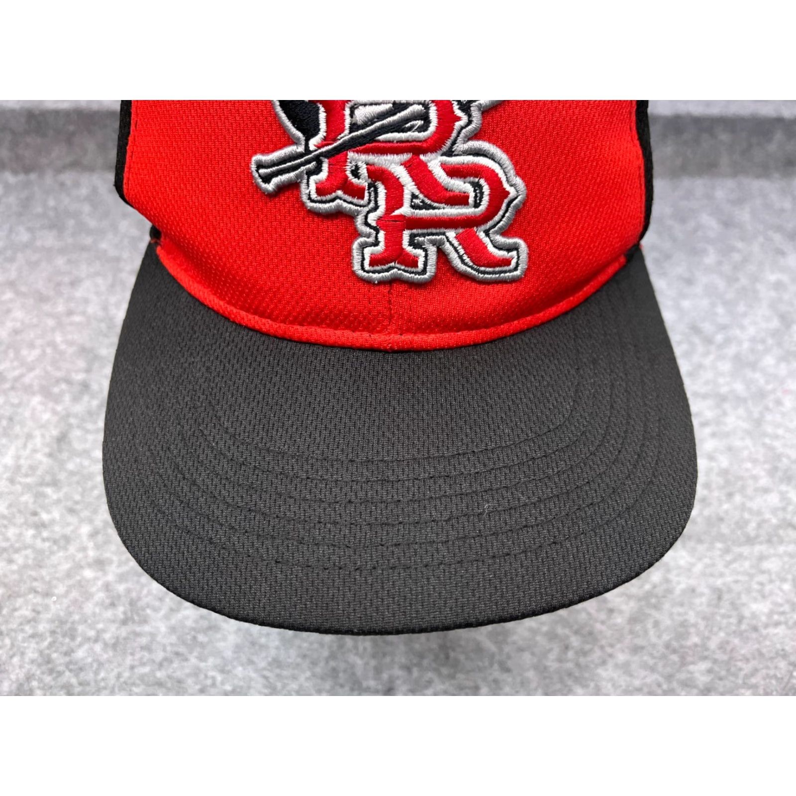 Vintage OC Sports Baseball Hat Cap Fitted Adult Large Black Red Polyester Size ONE SIZE - 3 Thumbnail