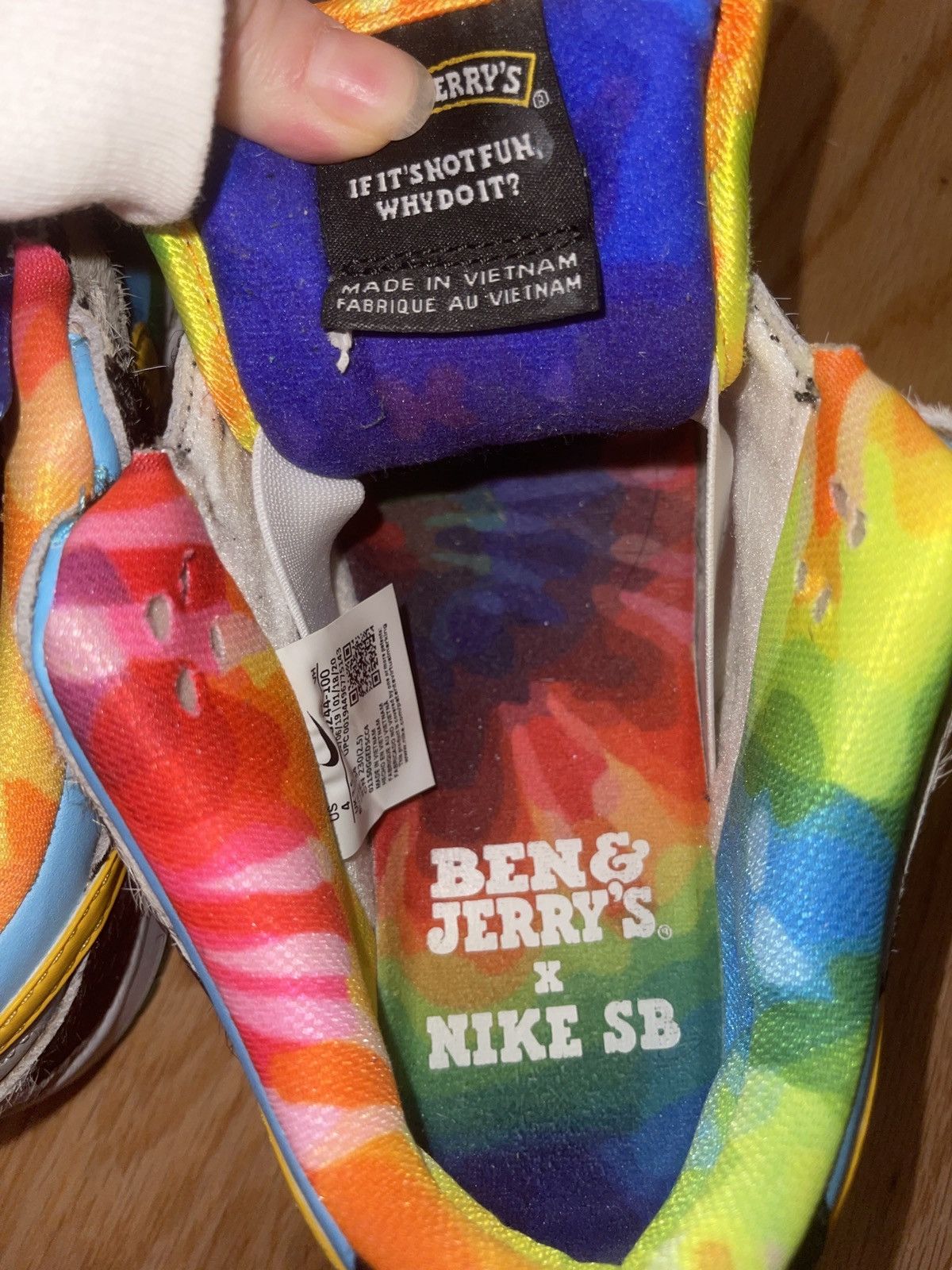 Nike Nike Dunk Ben and Jerry’s Size US 4 / IT 34 - 13 Thumbnail