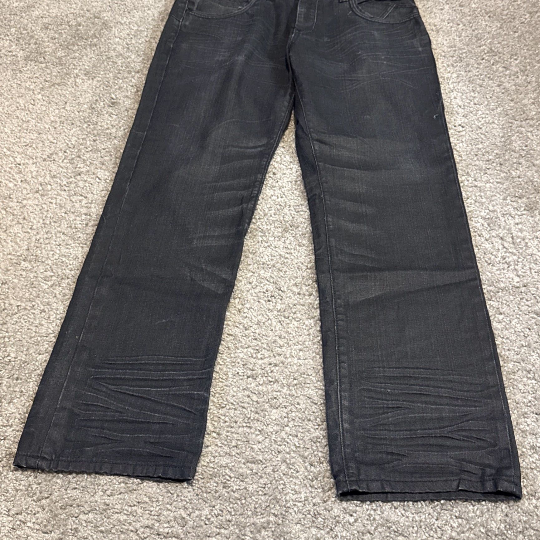 Ecko Unltd. VINTAGE Mark Ecko Cut & Sew Black Denim Jeans Slim 36x32 Jeans Men Slim Skinny Ecko Unltd. 36 Black Mens Jeans Size US 36 / EU 52 - 7 Thumbnail