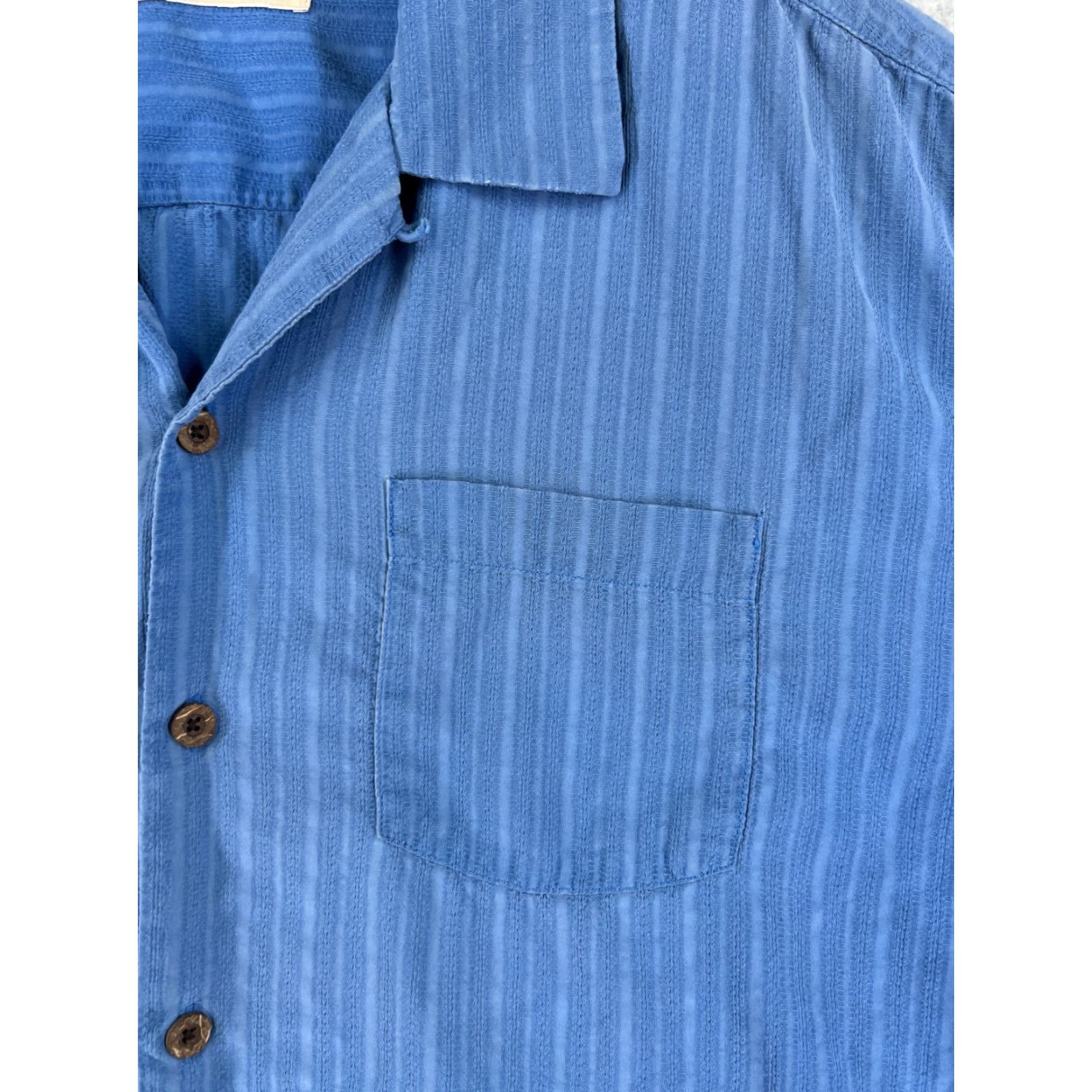 Tommy Bahama Tommy Bahama Shirt Men XL Blue Hawaiian Silk Button-Up Resort Vacation Shirt Size US XL / EU 56 / 4 - 7 Thumbnail