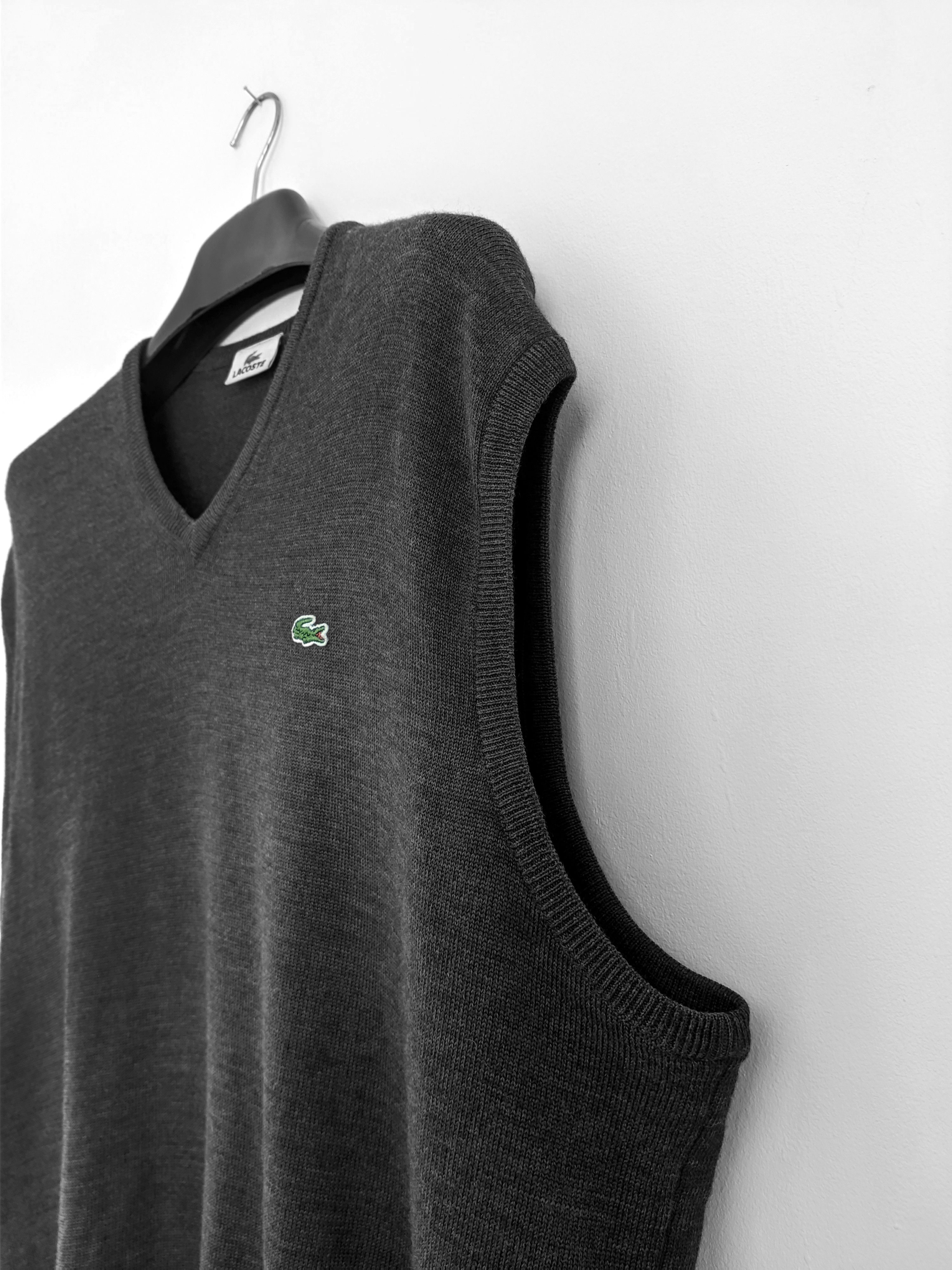 Lacoste Vintage lacoste vest cotton 90s sleveless Size US XL / EU 56 / 4 - 5 Thumbnail