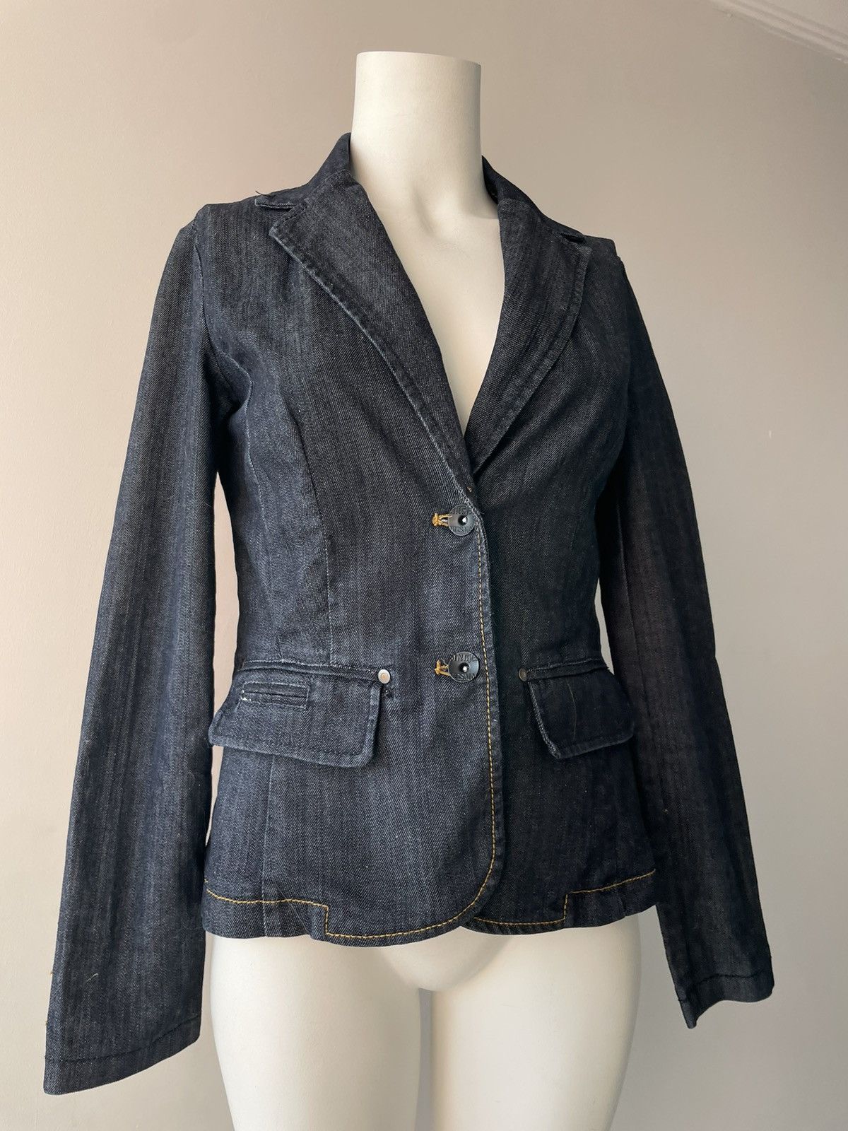 Vintage y2k denim jacket Size S / US 4 / IT 40 - 10 Thumbnail