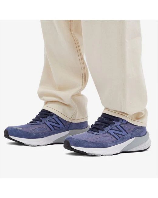 New Balance o1s22i1n1124 990v6 Unisex Sneakers in Purple Size US 10 / EU 43 - 6 Thumbnail
