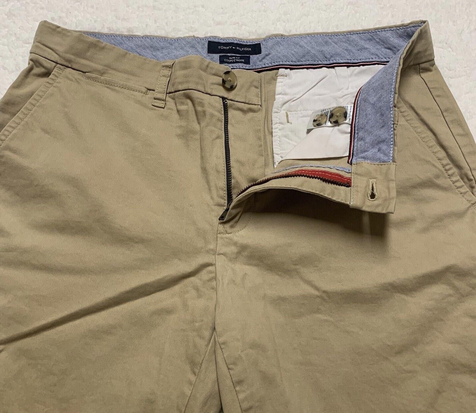 Tommy Hilfiger Tommy Hilfiger Chinos 32x32 Beige Slim Fit Size US 32 / EU 48 - 4 Thumbnail