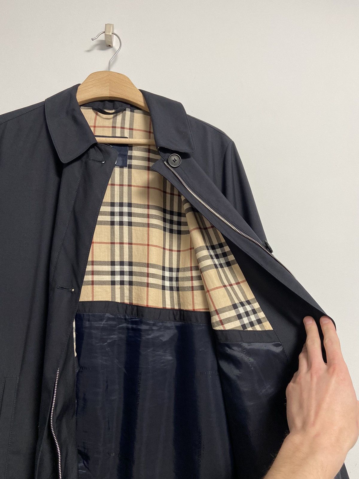 Burberry Burberry Trench Coat Dark Blue Size S / US 4 / IT 40 - 15 Thumbnail