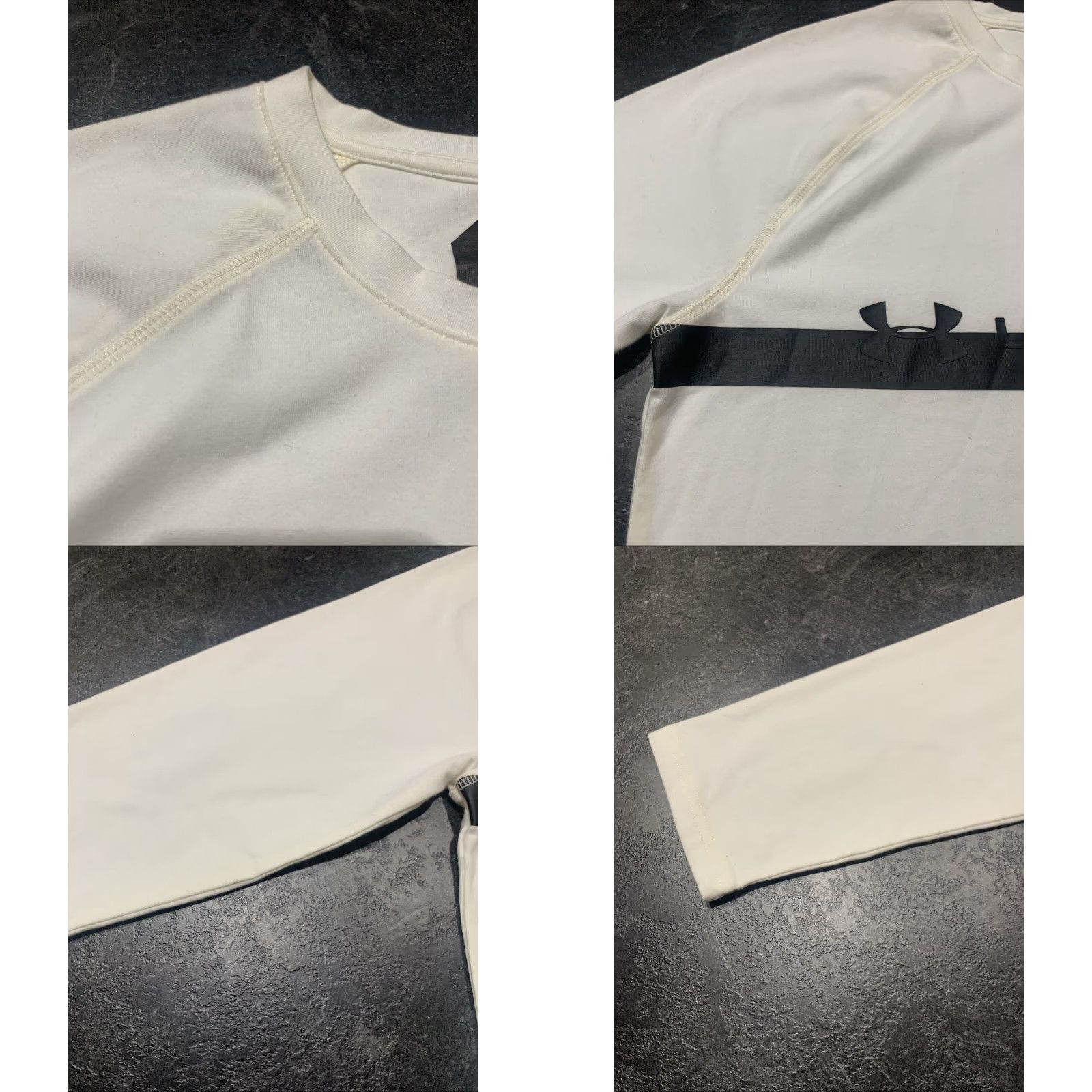 Under Armour Under Armour Men’s Unstoppable ¾ Sleeve White Graphic T-Shirt L Activewear Casual Workout Size US L / EU 52-54 / 3 - 8 Thumbnail