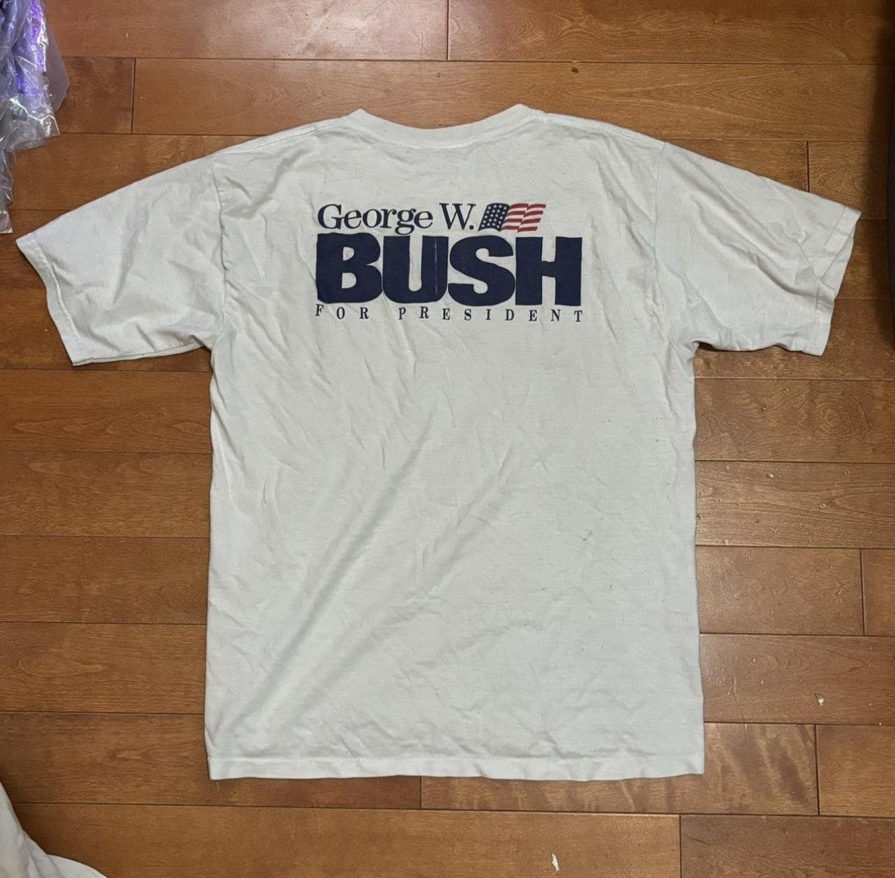 President's George W Bush vintage shirt president Size US L / EU 52-54 / 3 - 1 Thumbnail