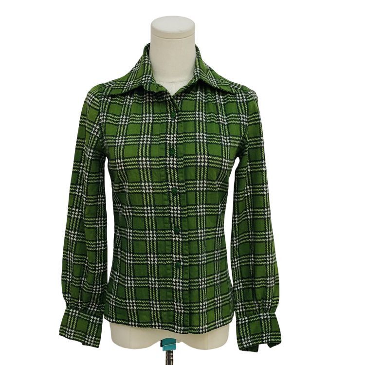Dior Dior Green Plaid Button Up Shirt Size M Size M / US 6-8 / IT 42-44 - 1 Thumbnail