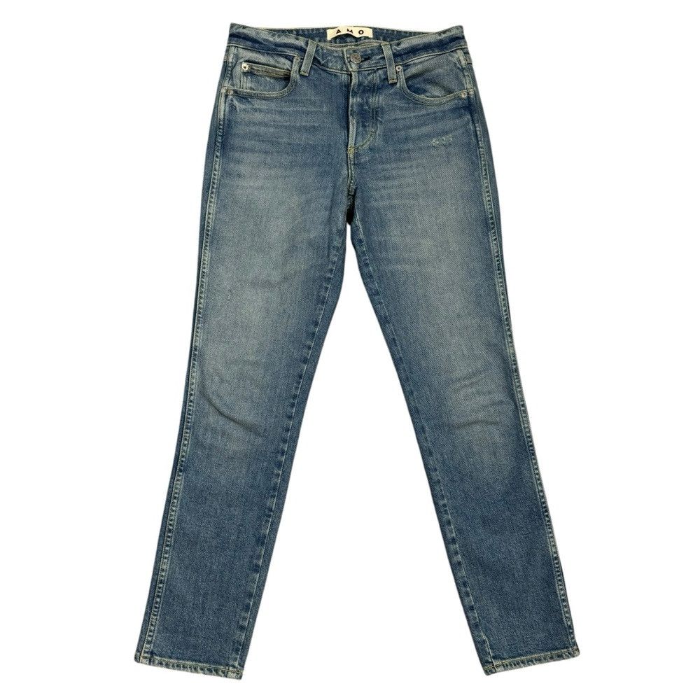 AMO AMO Tomboy Cropped Jeans in Damsel Size 24 Size 24" / US 00 / IT 34 - 2 Thumbnail