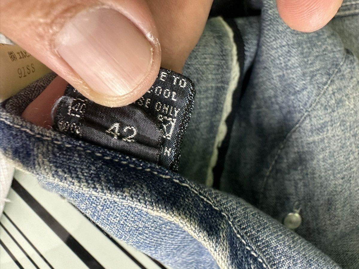Ferre × If Six Was Nine × Vintage Vintage Ferre Jeans Sun Faded Worker Jacket Size US L / EU 52-54 / 3 - 15 Thumbnail