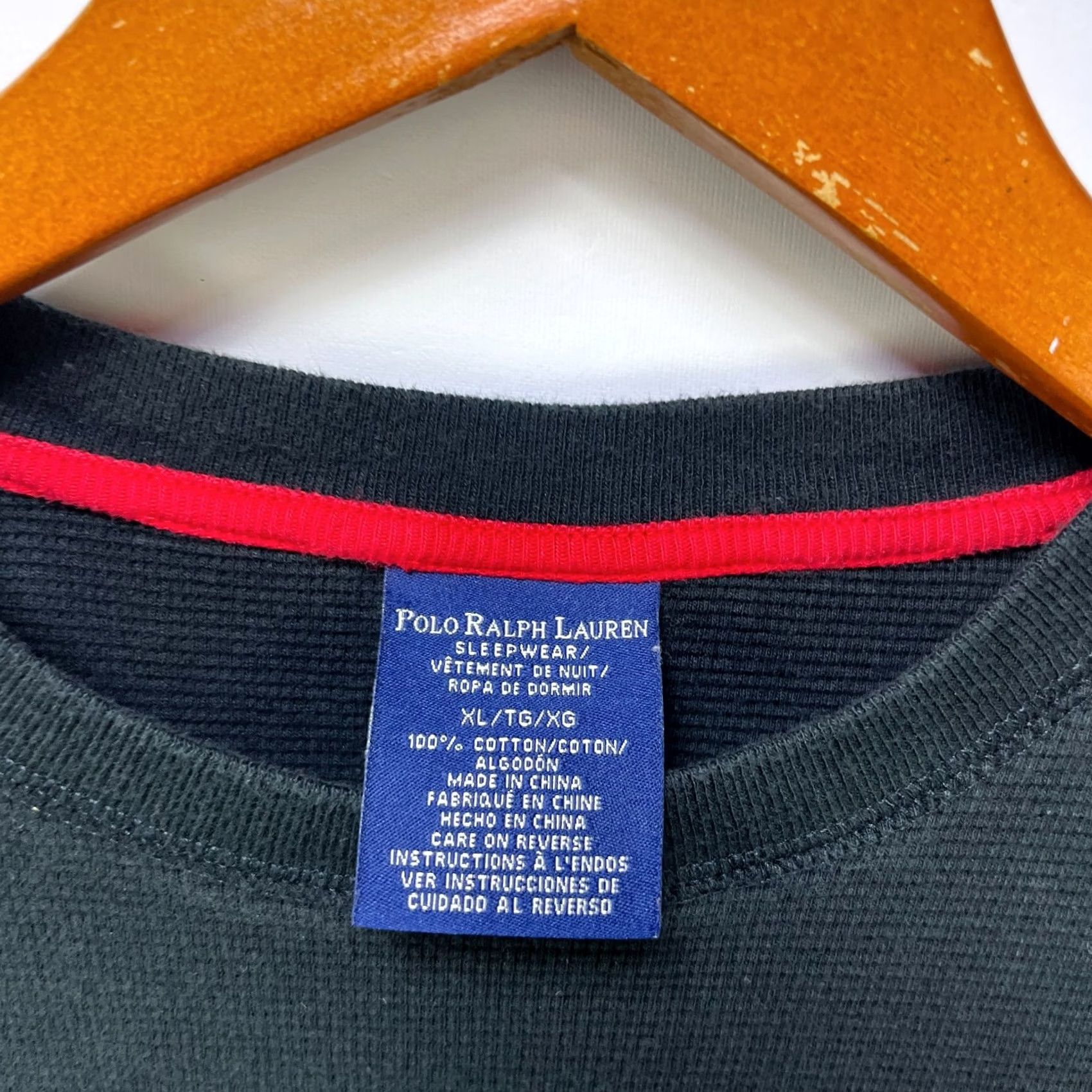 Polo Ralph Lauren Polo Ralph Lauren Waffle Knit Thermal Long Sleeve Shirt XL Size US XL / EU 56 / 4 - 3 Thumbnail