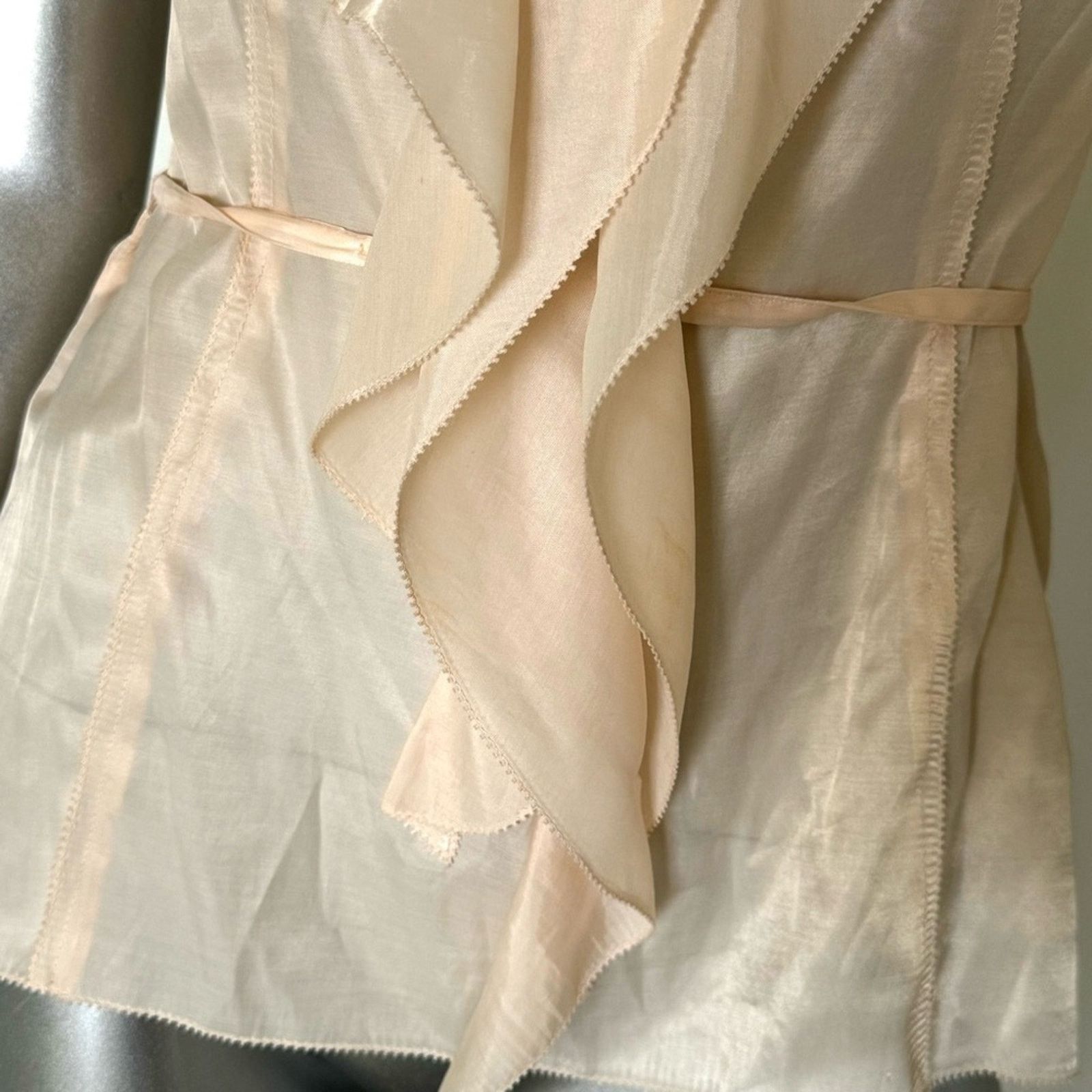 Armani Exchange ARMANI EXCHANGE Light Pink Blouse, Size S Size S / US 4 / IT 40 - 3 Thumbnail