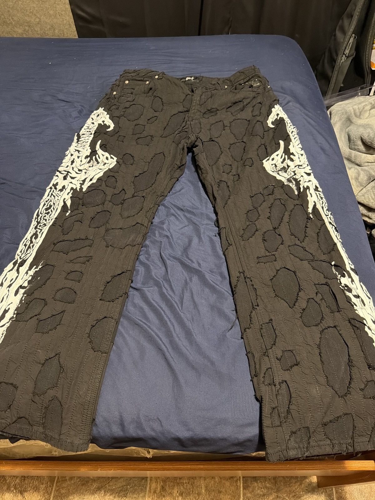 Revenge Revenge blade of sacrifice boro denim Size US 34 / EU 50 - 1 Thumbnail