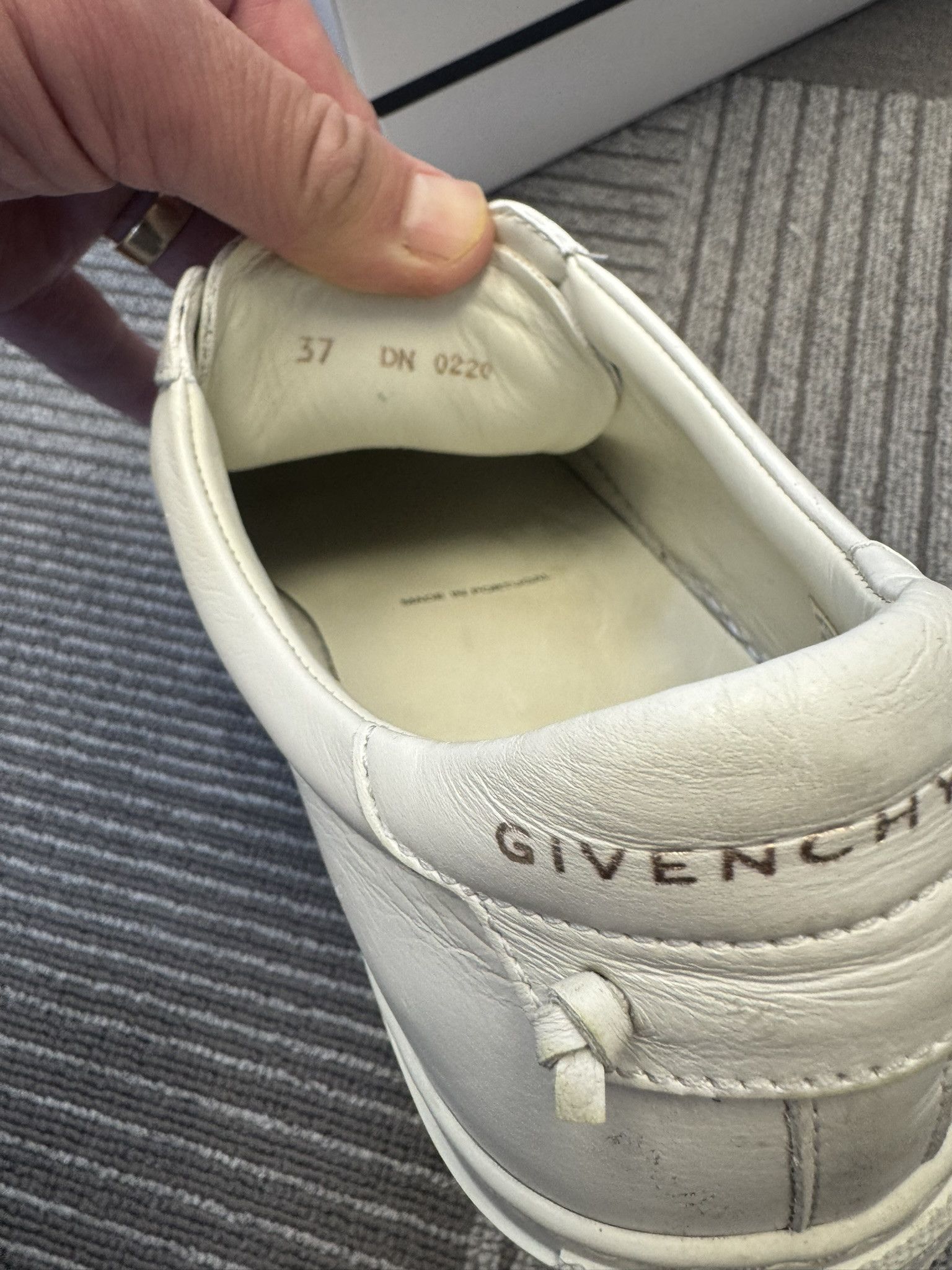 Givenchy Urban street white logo sneakers Size US 7 / IT 37 - 5 Thumbnail