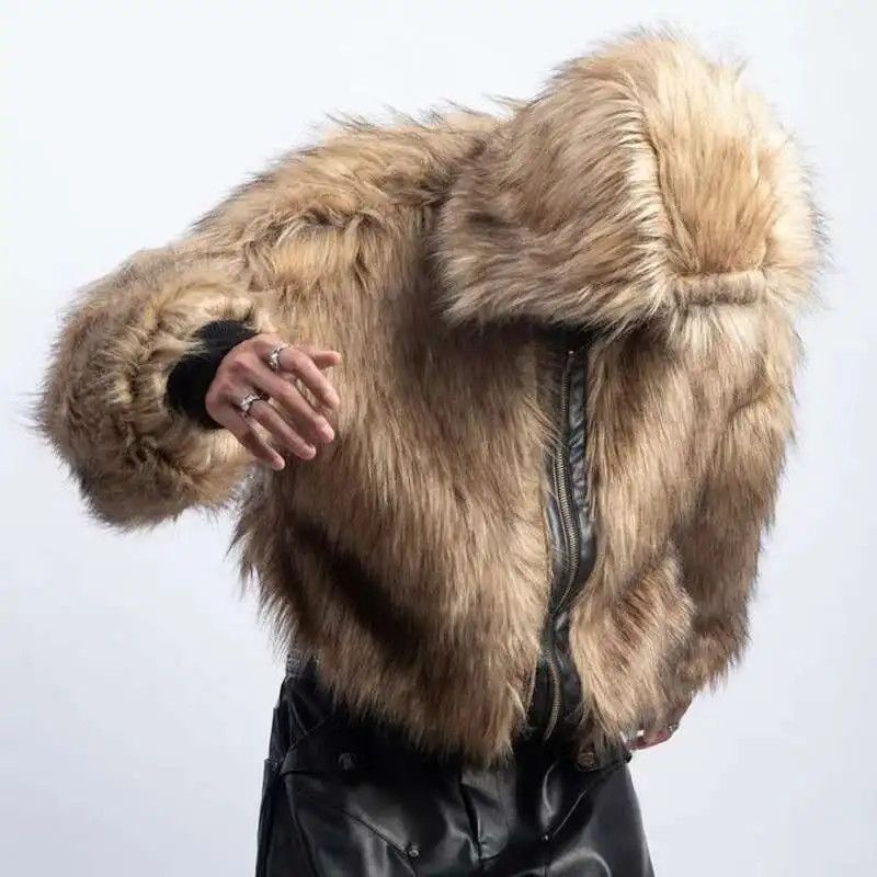 Japanese Brand Leather Reversible Fur Fleece Jacket Coat Size US L / EU 52-54 / 3 - 3 Thumbnail