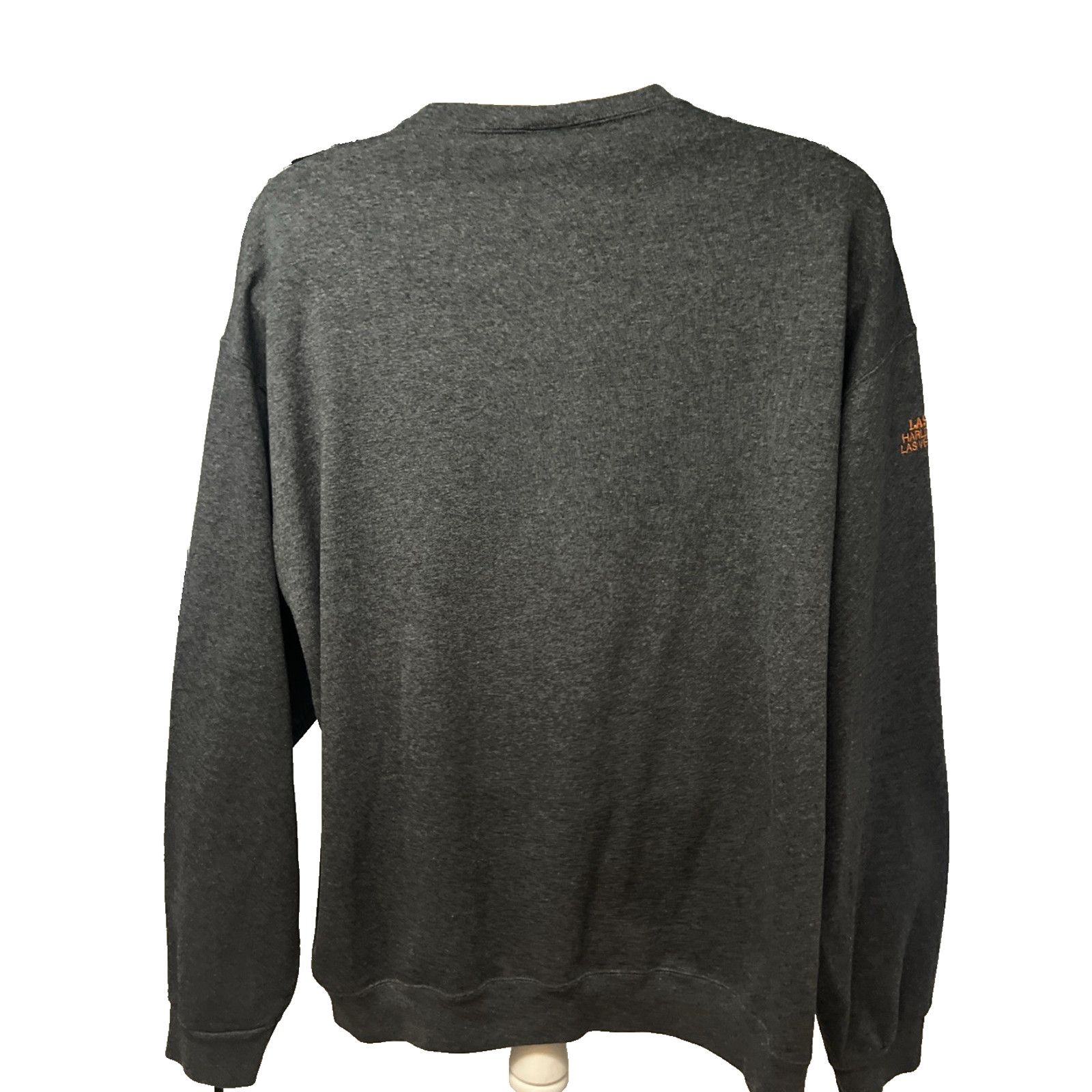Harley Davidson Harley Davidson Gray Embroidered Pullover Sweatshirt 3XL Size US XXL / EU 58 / 5 - 2 Thumbnail