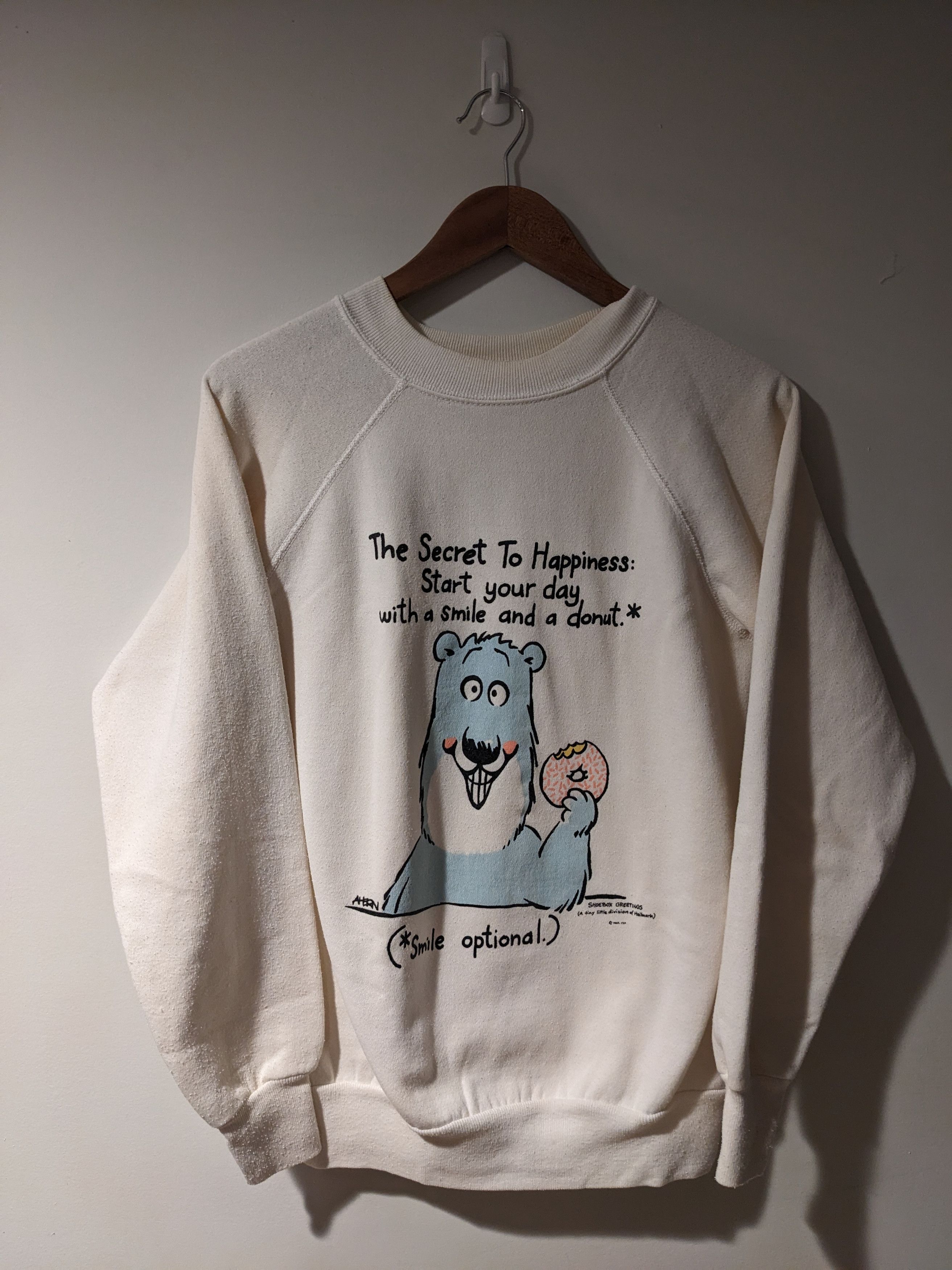 Vintage Vintage 90s Shoebox Greetings Secret to Sweatshirt Size US L / EU 52-54 / 3 - 1 Thumbnail