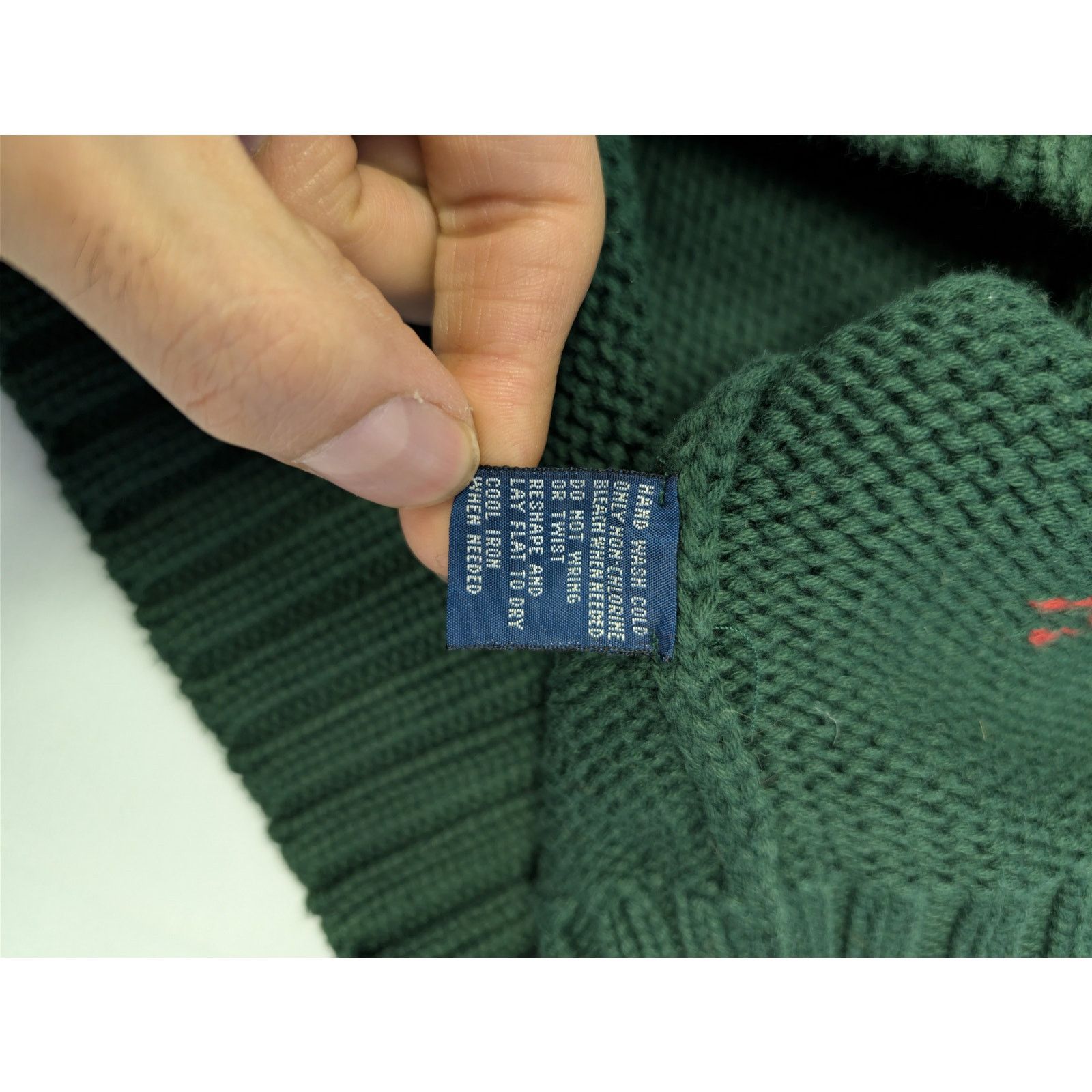Ralph Lauren o1rshd1 CC20 flag intarsia knit sweater in Green Size US S / EU 44-46 / 1 - 17 Thumbnail