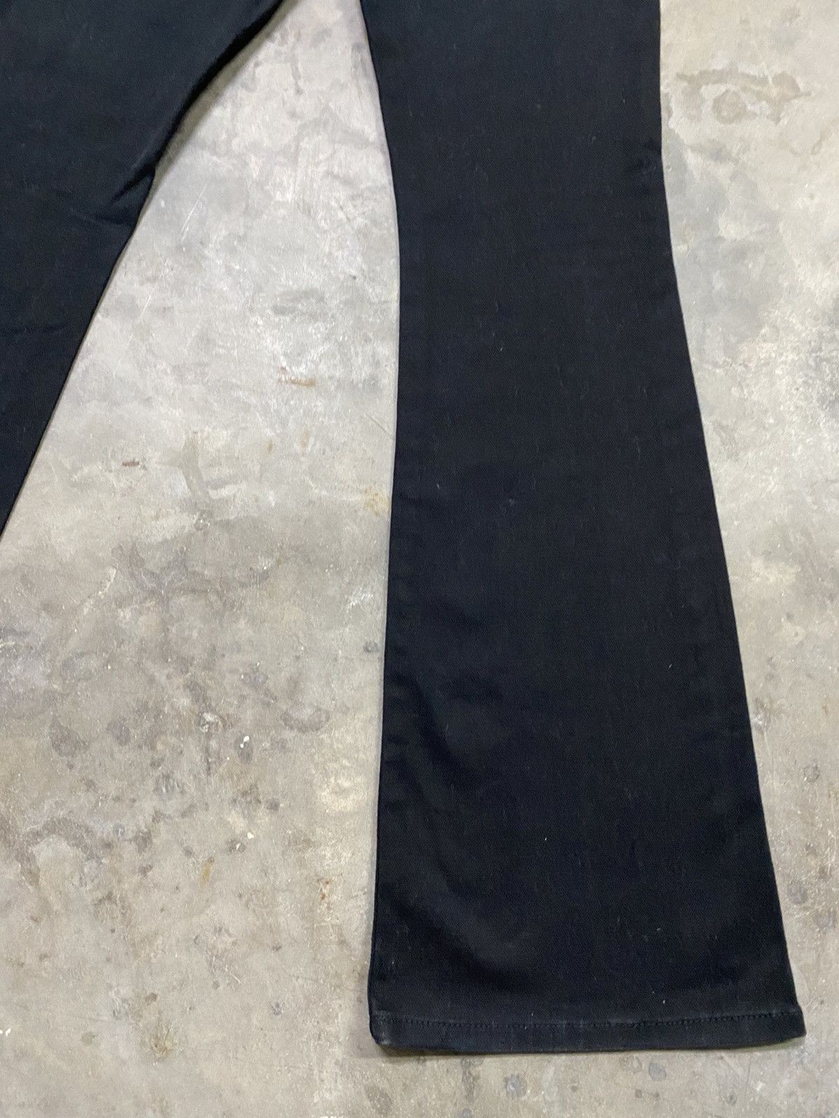 Hysteric Glamour × Japanese Brand × Tornado Mart Flare Jeans Japanese Daily Topics Super Black Boot Cut Size 27" / US 4 / IT 40 - 16 Thumbnail