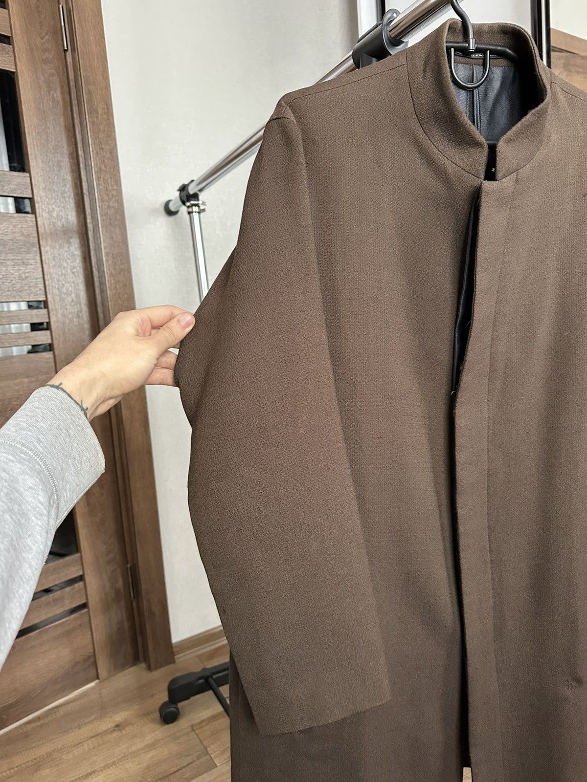 Yohji Yamamoto Yohji Yamamoto Pour Homme Vintage Wool Coat Jacket 90s Size US S / EU 44-46 / 1 - 15 Thumbnail