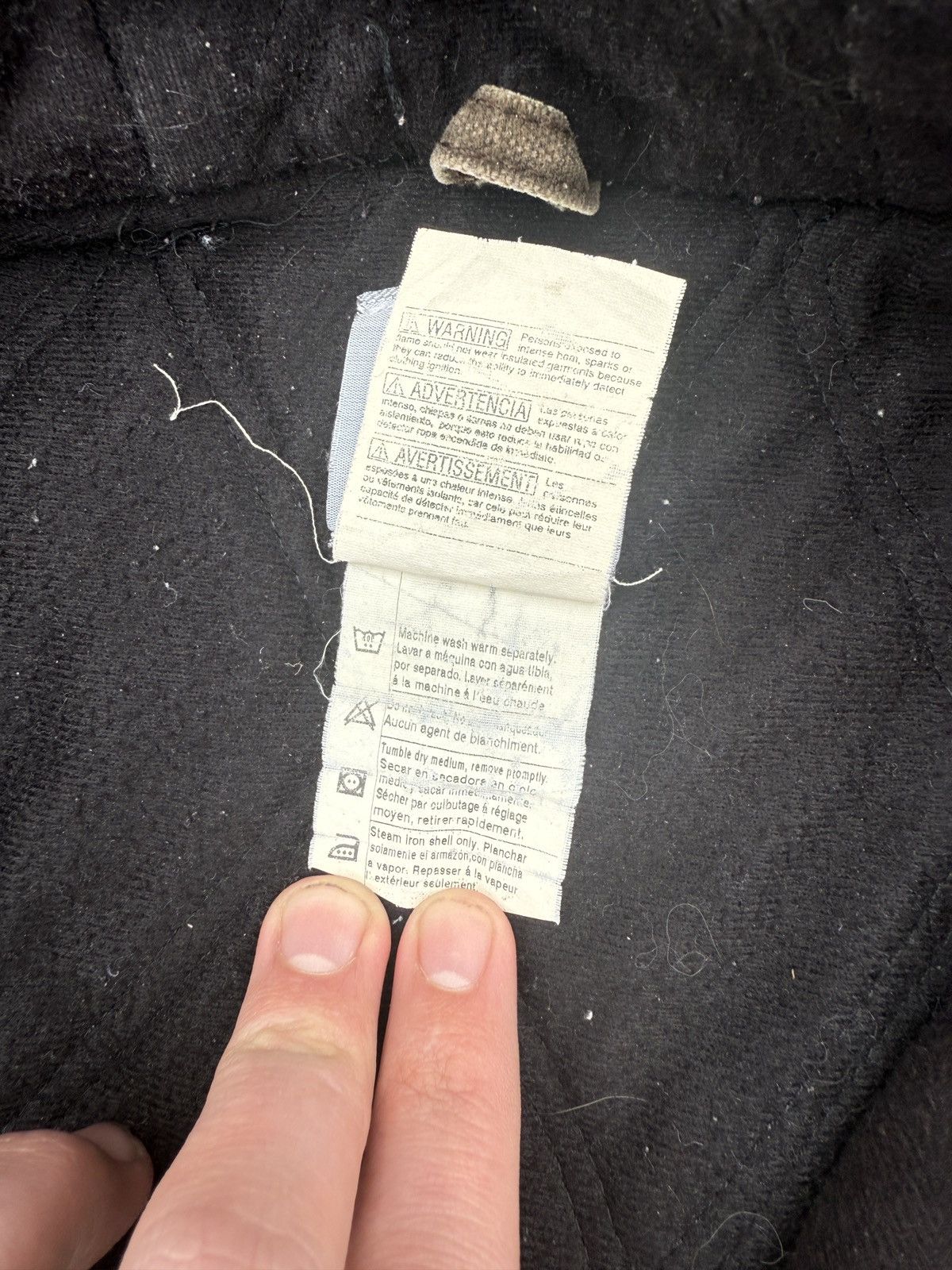 Carhartt × Vintage Vintage 90s Carhartt Hooded Jacket Size XL Greyish Brown Size US XL / EU 56 / 4 - 6 Thumbnail