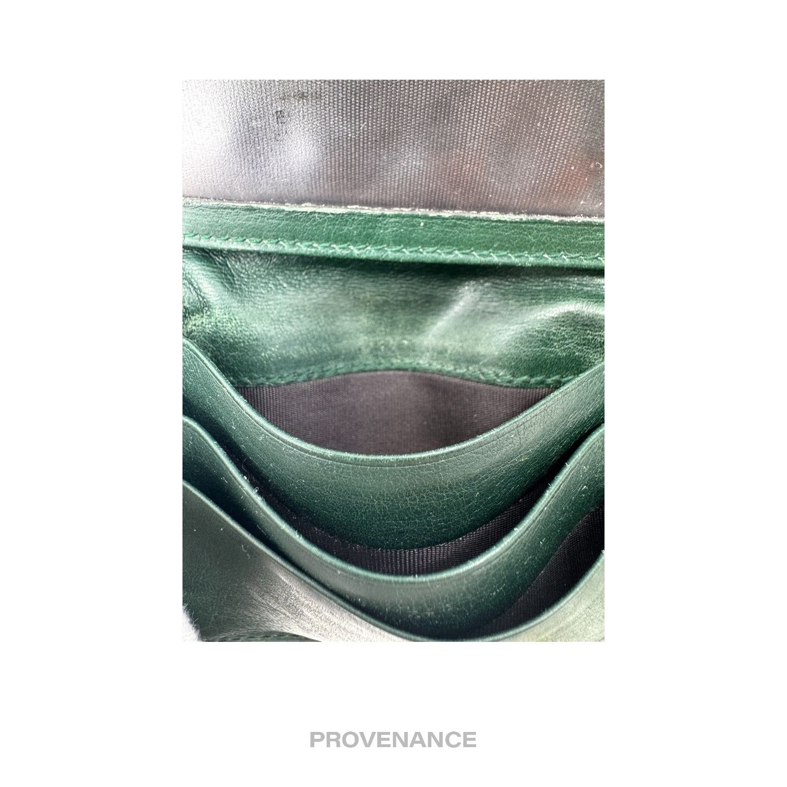 Gucci 🔴 Gucci Pocket Organizer ID Wallet - Green MicroGuccissima Size ONE SIZE - 7 Thumbnail