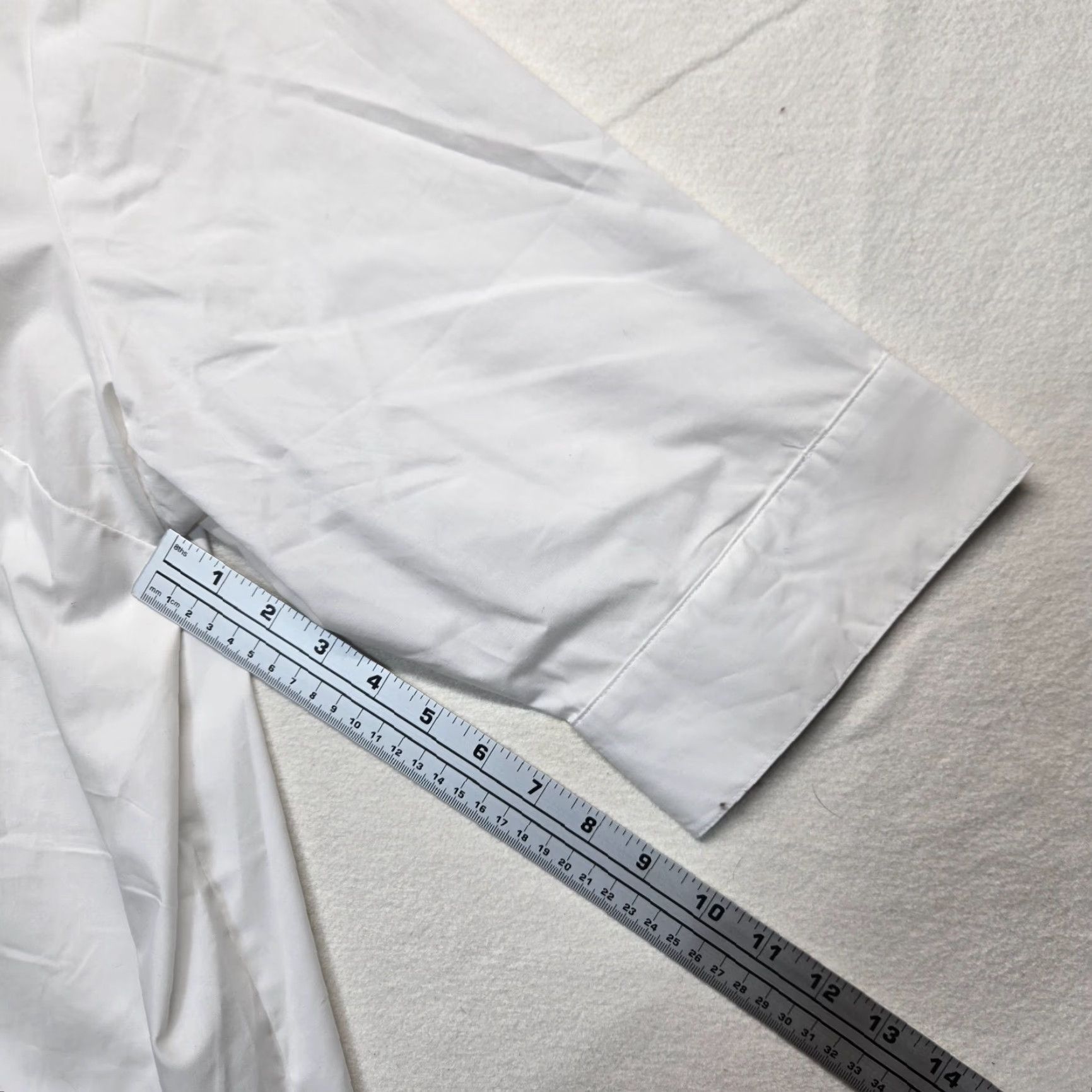 Vintage Roaman's White Button-Up Shirt Dress Women 30W Plus Button-Front Collared Tunic Work Casual Holiday 90s Elegant Professional Chic Bohemian Size 4XL / US 24-26 - 5 Thumbnail